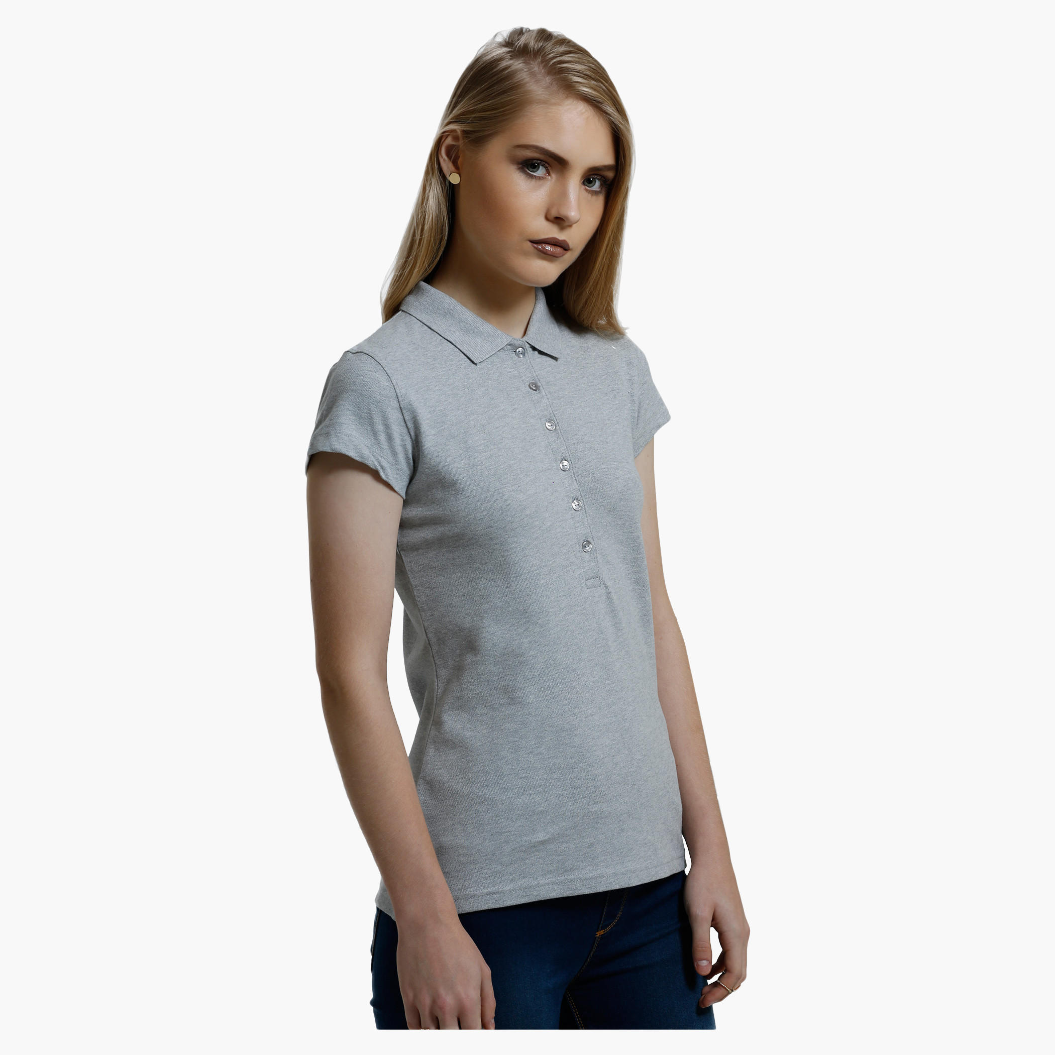 Short Sleeves Polo Neck T-Shirt-women-clothing-tshirts-image-3