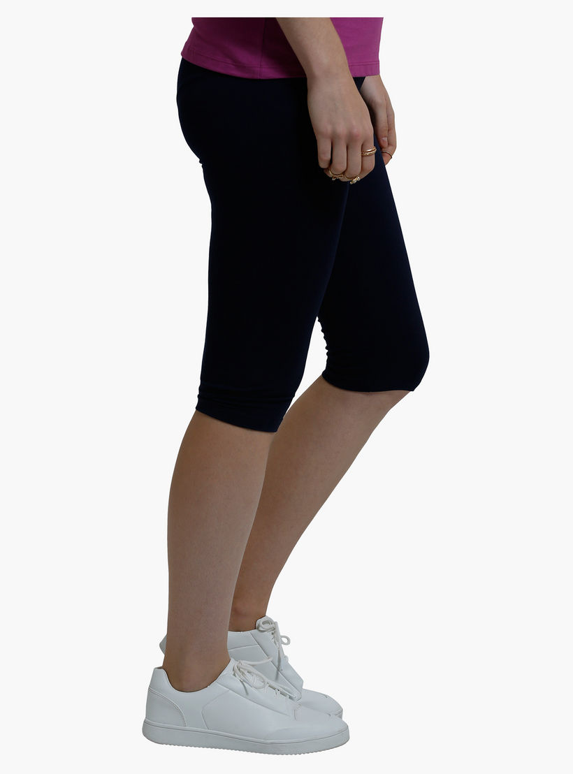 Leggings with Elasticised Waistband in Slim Fit-women-clothing-bottoms-leggings-image-3