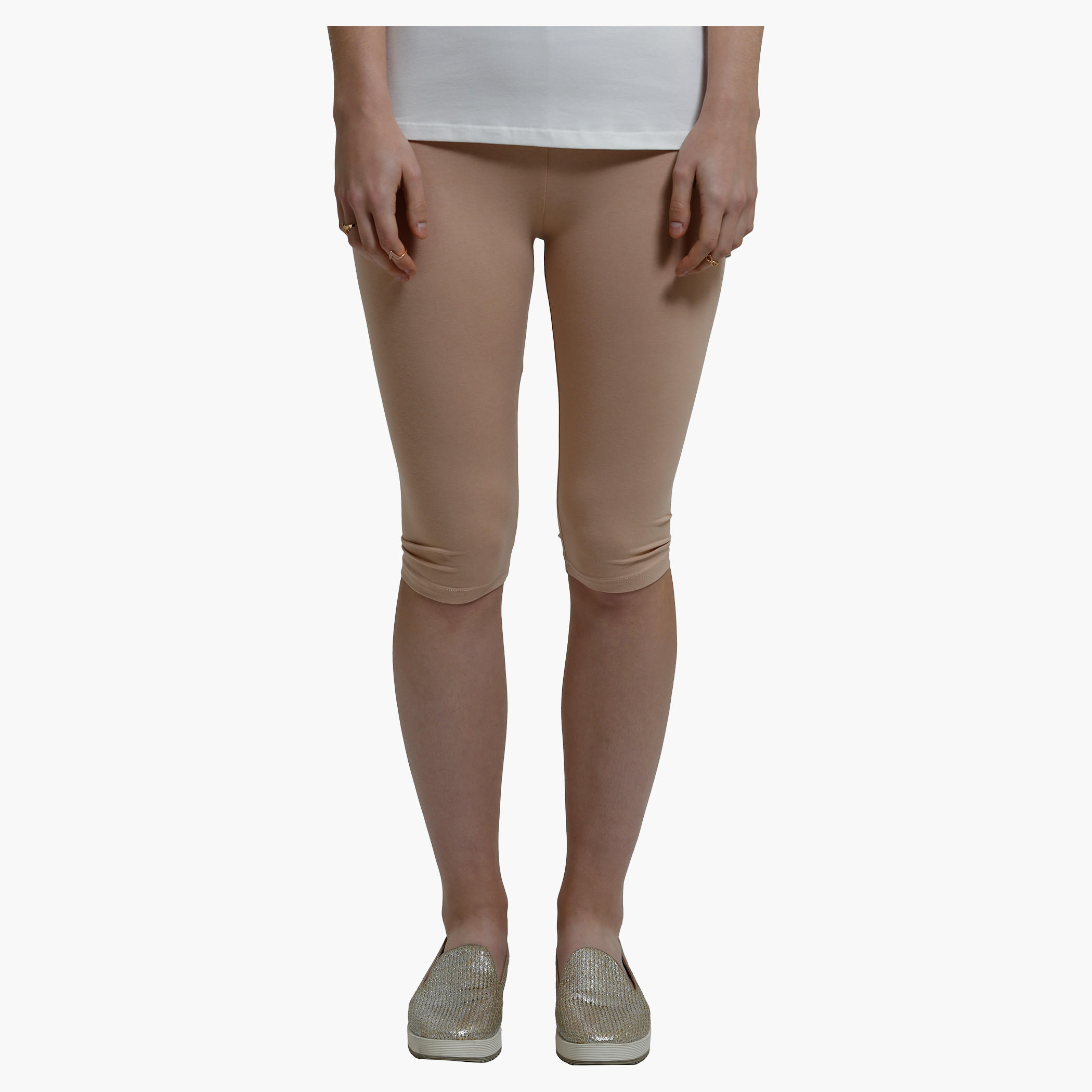 Leggings with Elasticised Waistband in Slim Fit-women-clothing-bottoms-leggings-image-6