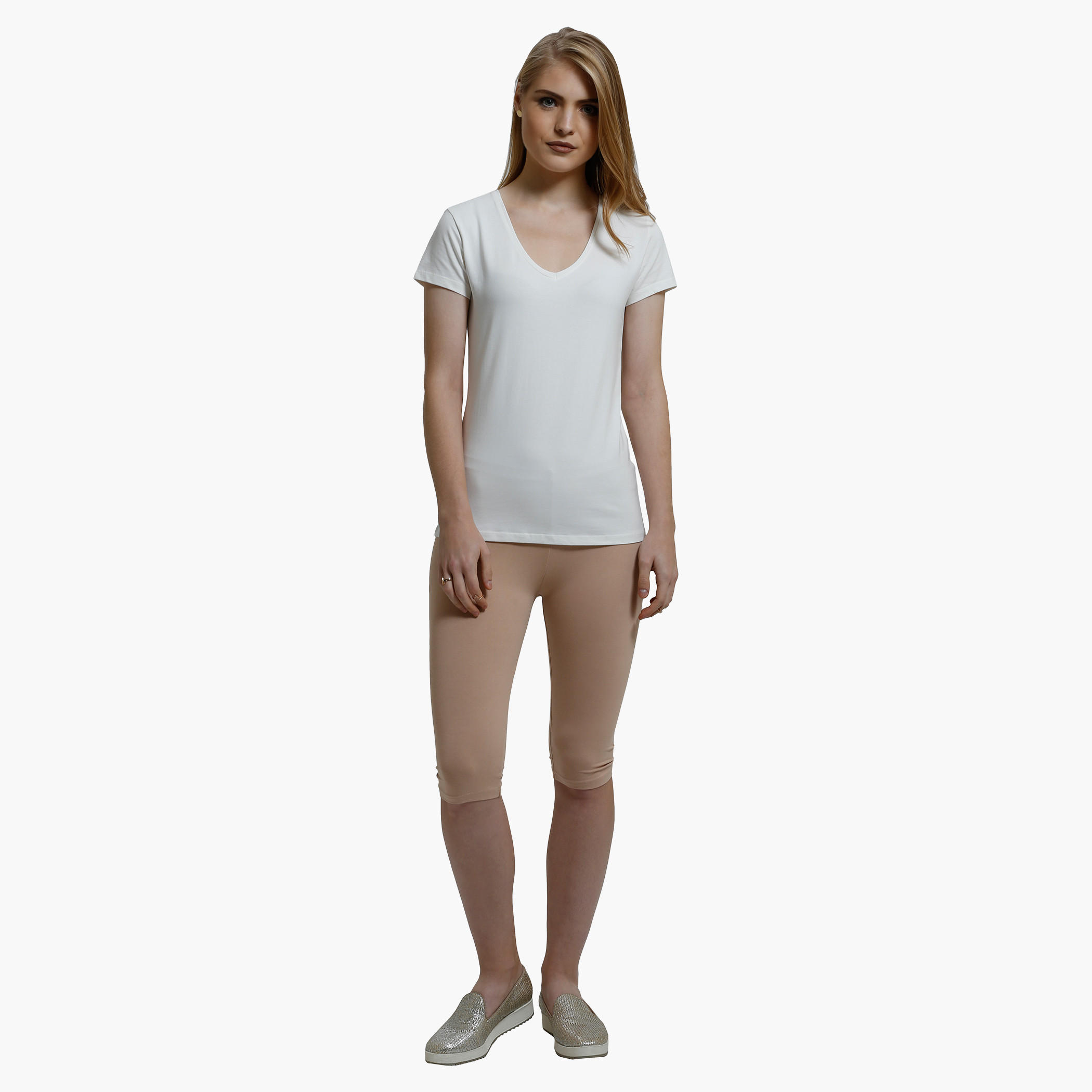 Leggings with Elasticised Waistband in Slim Fit-women-clothing-bottoms-leggings-image-10