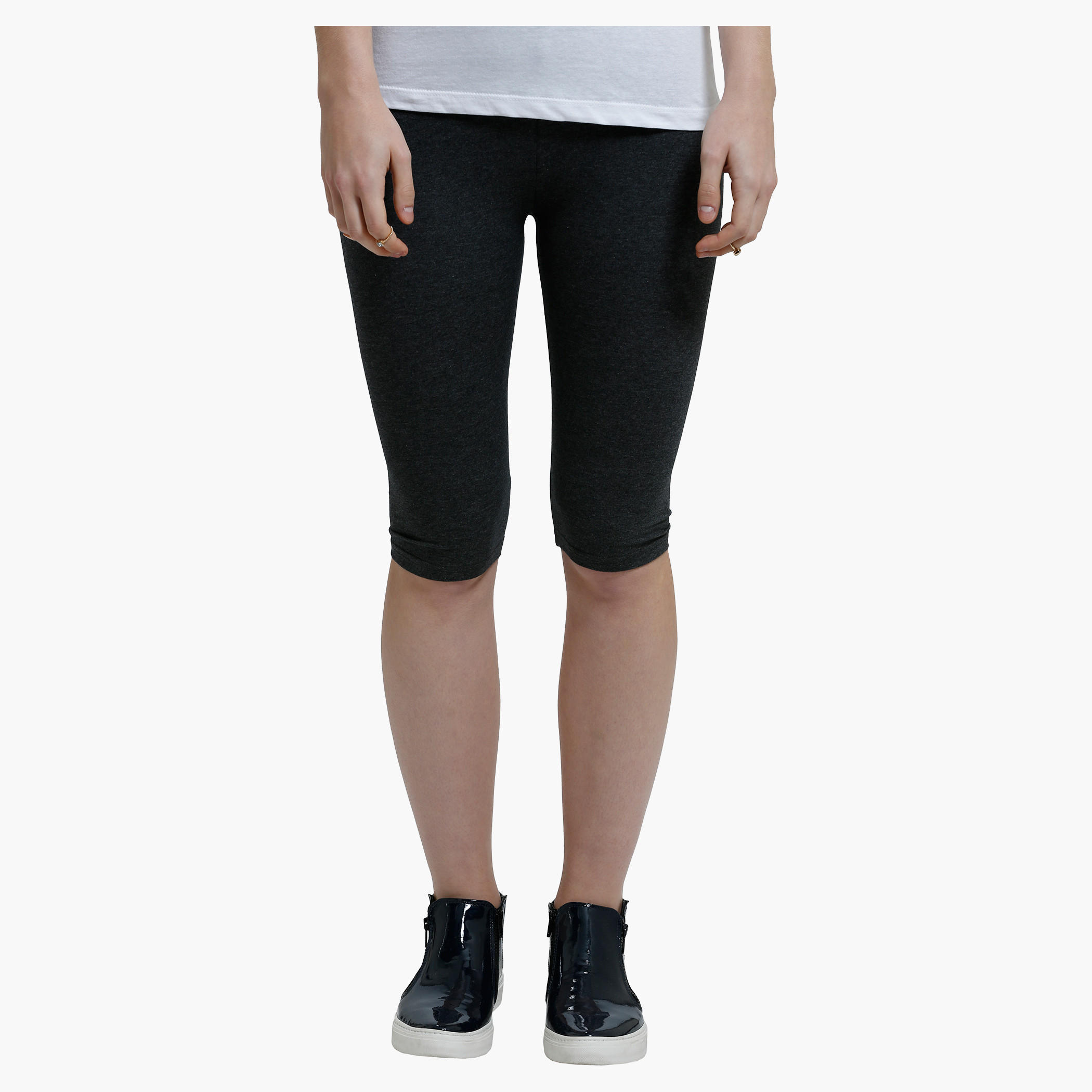 Leggings with Elasticised Waistband in Slim Fit-women-clothing-bottoms-leggings-image-11