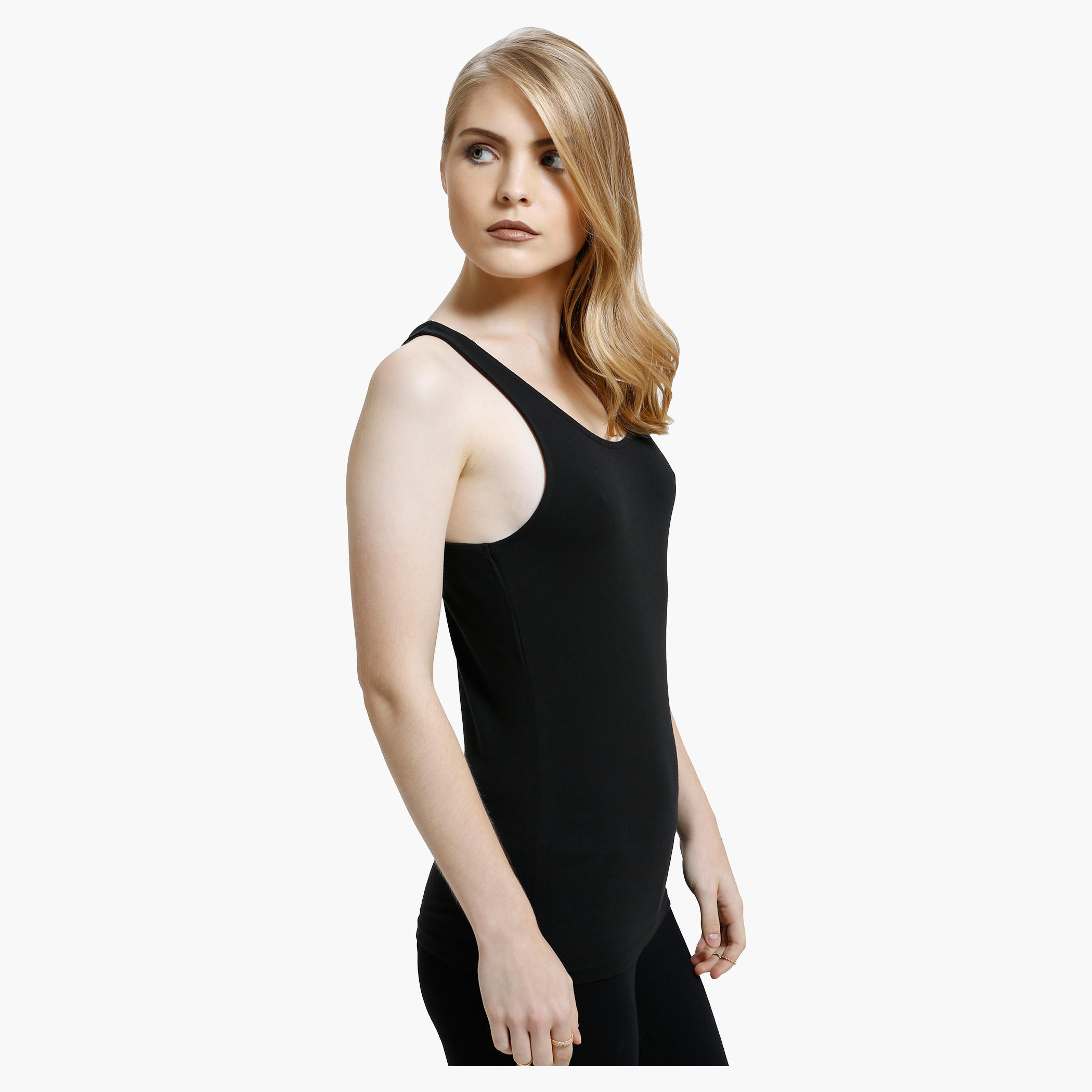Sleeveless T-Shirt in Regular Fit-women-clothing-tshirts-image-3