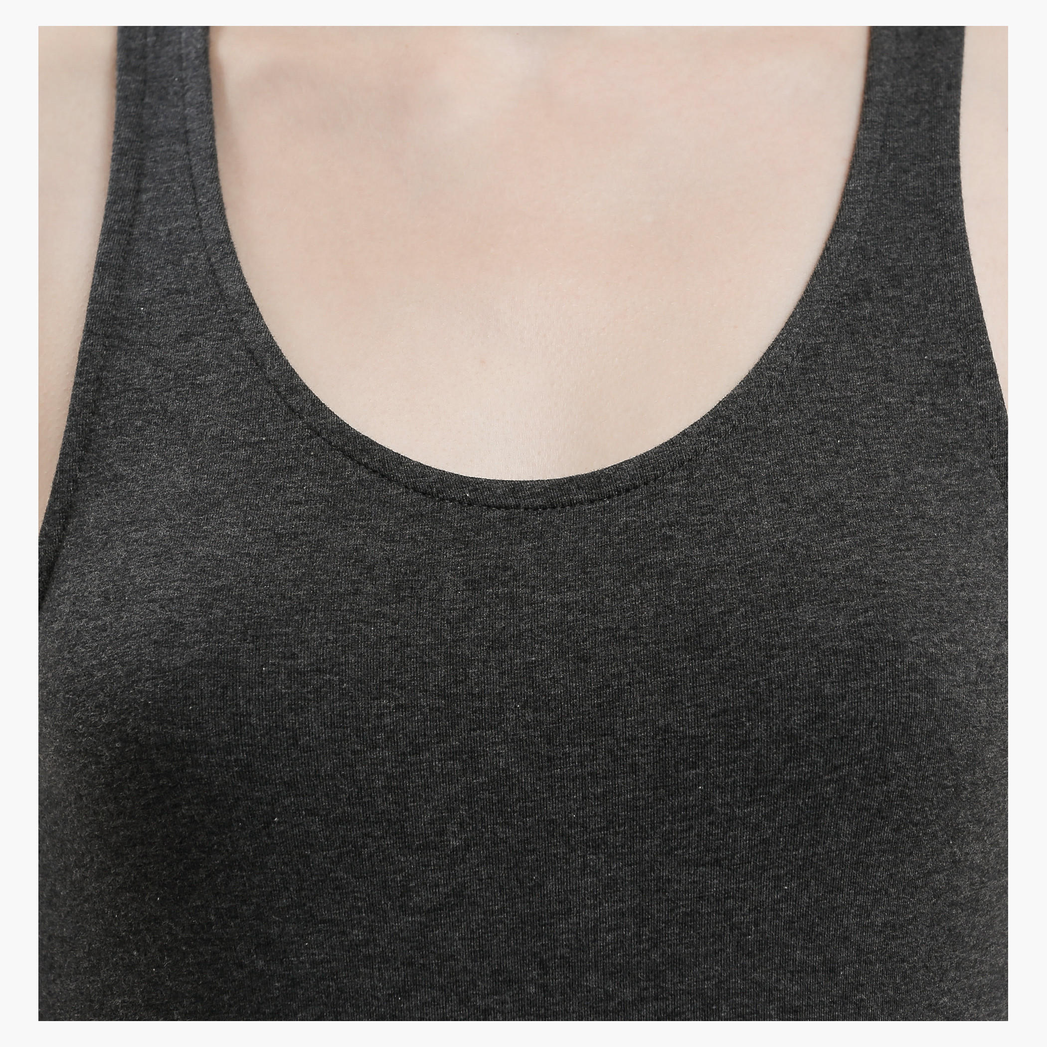 Sleeveless Round Neck Vest with Racerback-women-clothing-tshirts-image-4