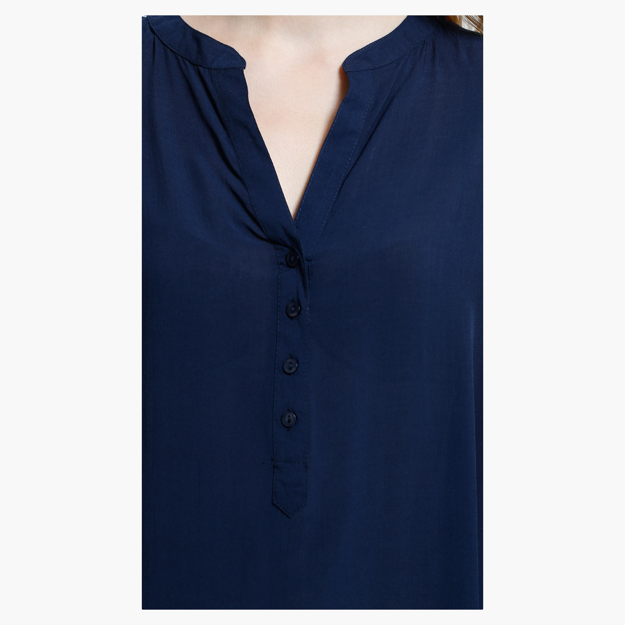 V-Neck Top with Long Sleeves-women-clothing-shirtsandblouses-blouses-image-4