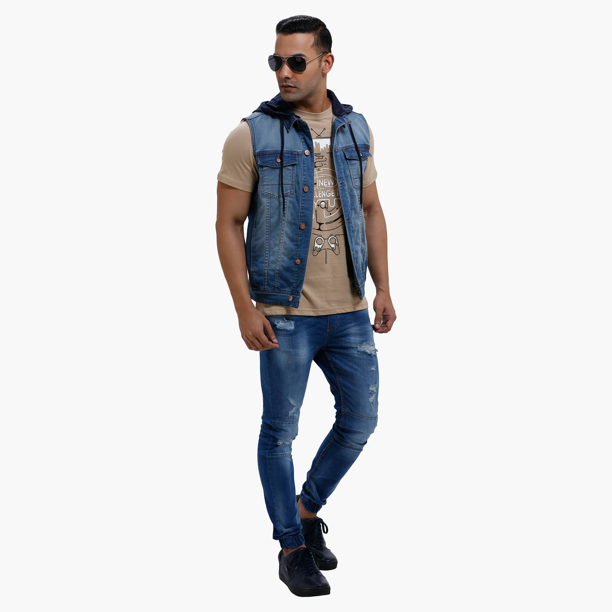 Printed Round Neck T-Shirt with Short Sleeves in Slim Fit-men-clothing-tshirtsandpolos-tshirts-image-5