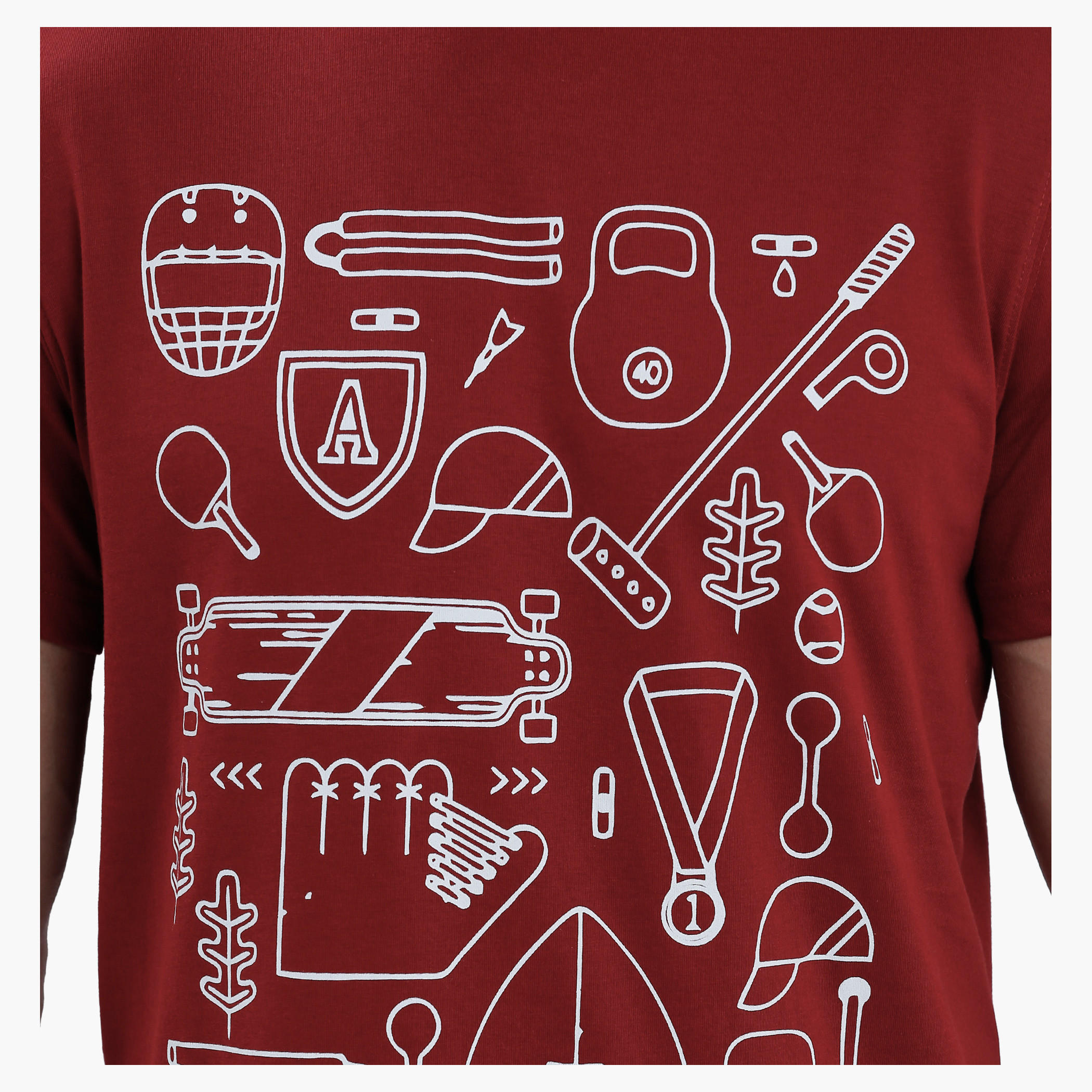 Printed Round Neck T-Shirt with Short Sleeves in Slim Fit-men-clothing-tshirtsandpolos-tshirts-image-4