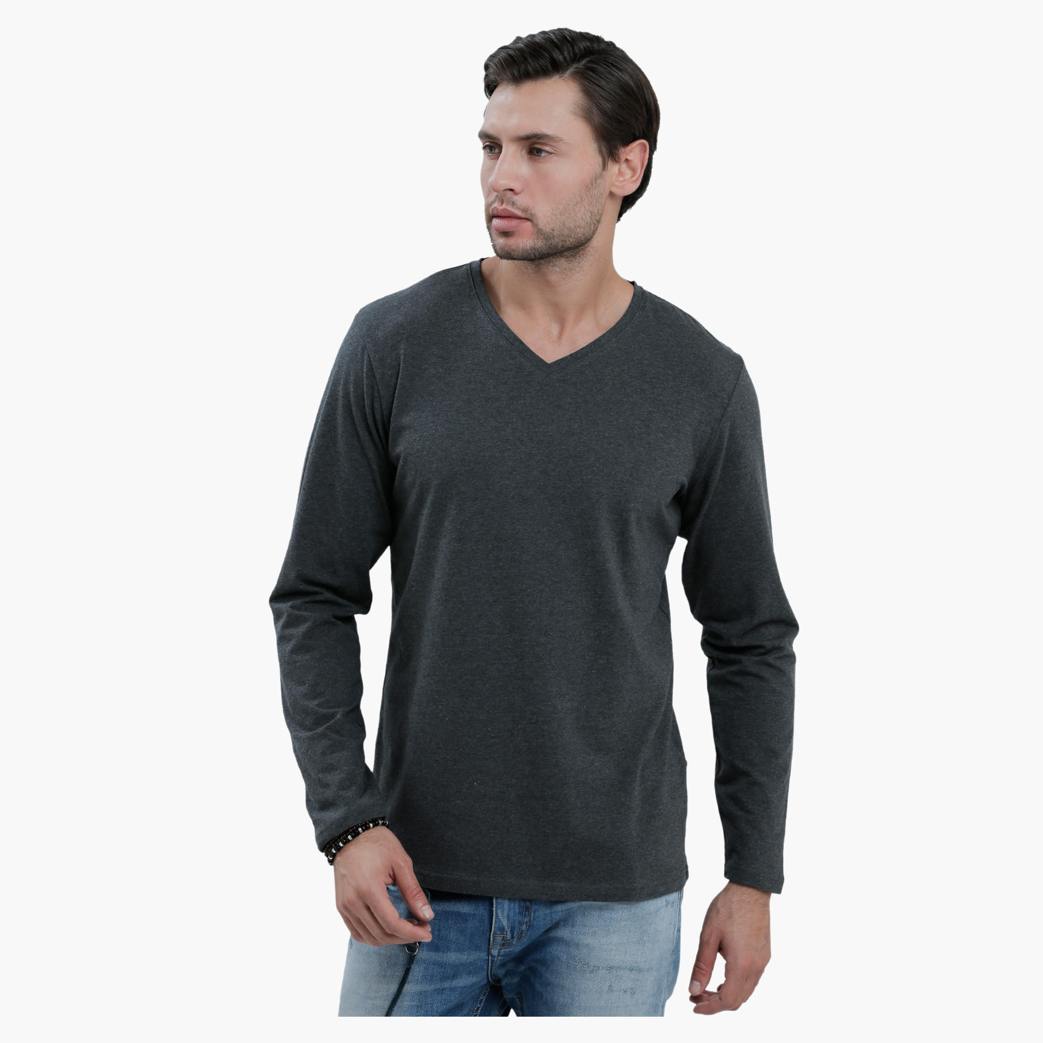 V-Neck T-Shirt with Long Sleeves in Slim Fit-men-clothing-tshirtsandpolos-tshirts-image-16