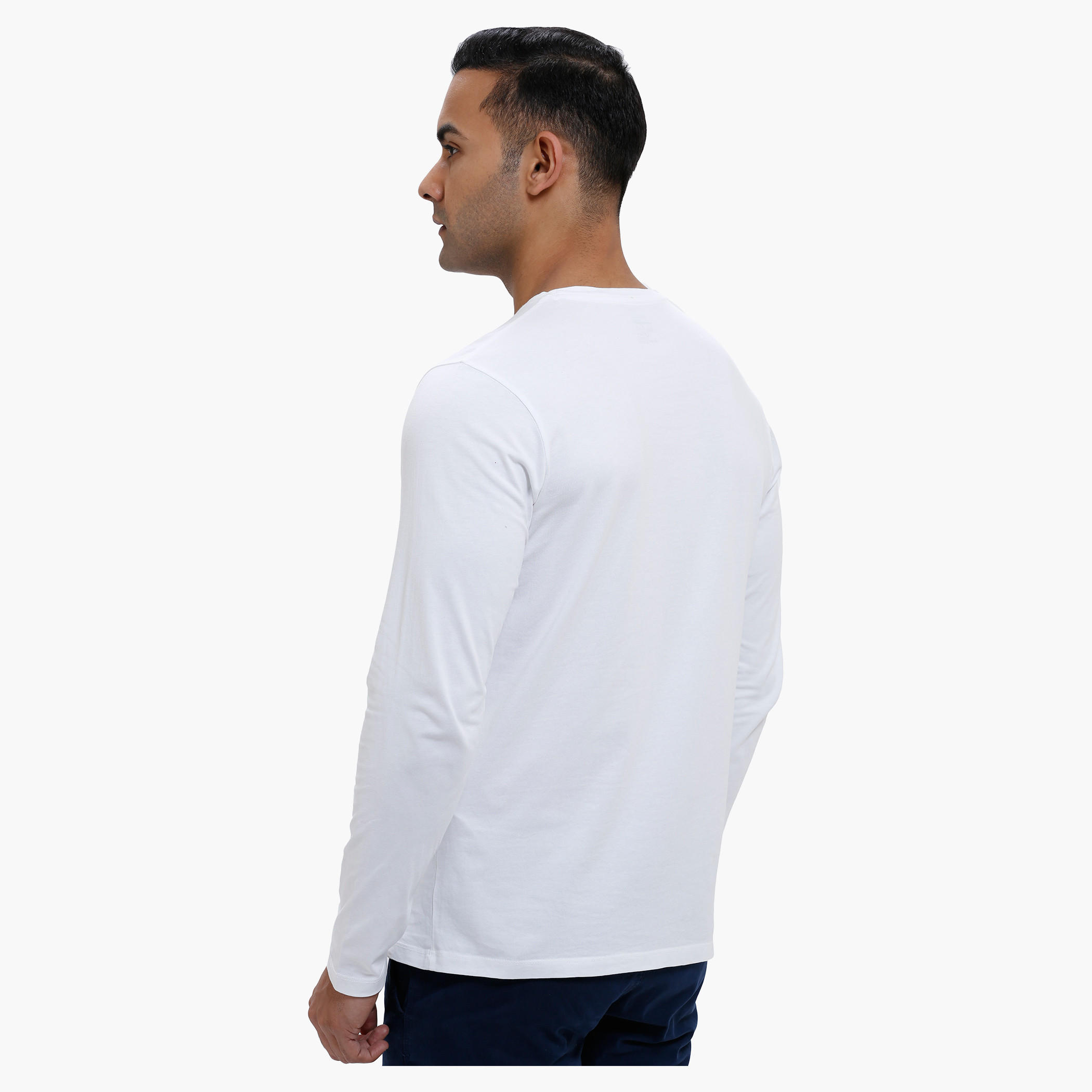 Round Neck T-Shirt with Long Sleeves in Slim Fit-men-clothing-tshirtsandpolos-tshirts-image-7