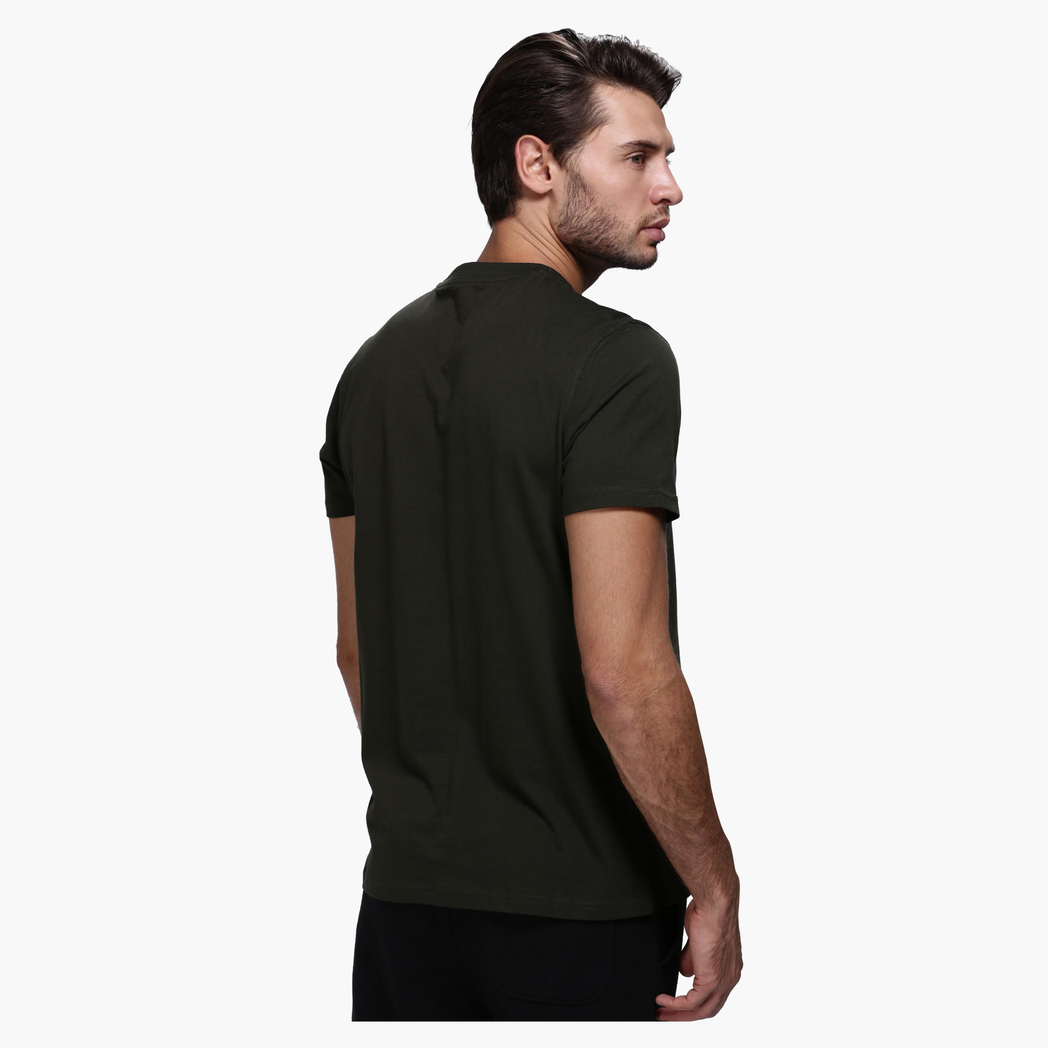 Round Neck T-Shirt with Short Sleeves in Slim Fit-men-clothing-tshirtsandpolos-tshirts-image-7