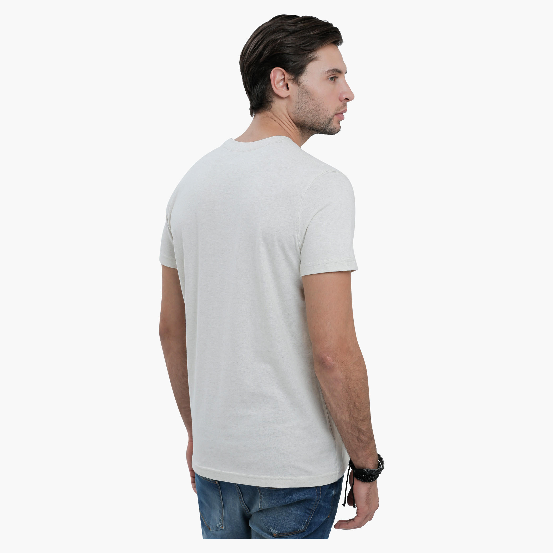 Crew Neck T-Shirt with Short Sleeves in Slim Fit-men-clothing-tshirtsandpolos-tshirts-image-17