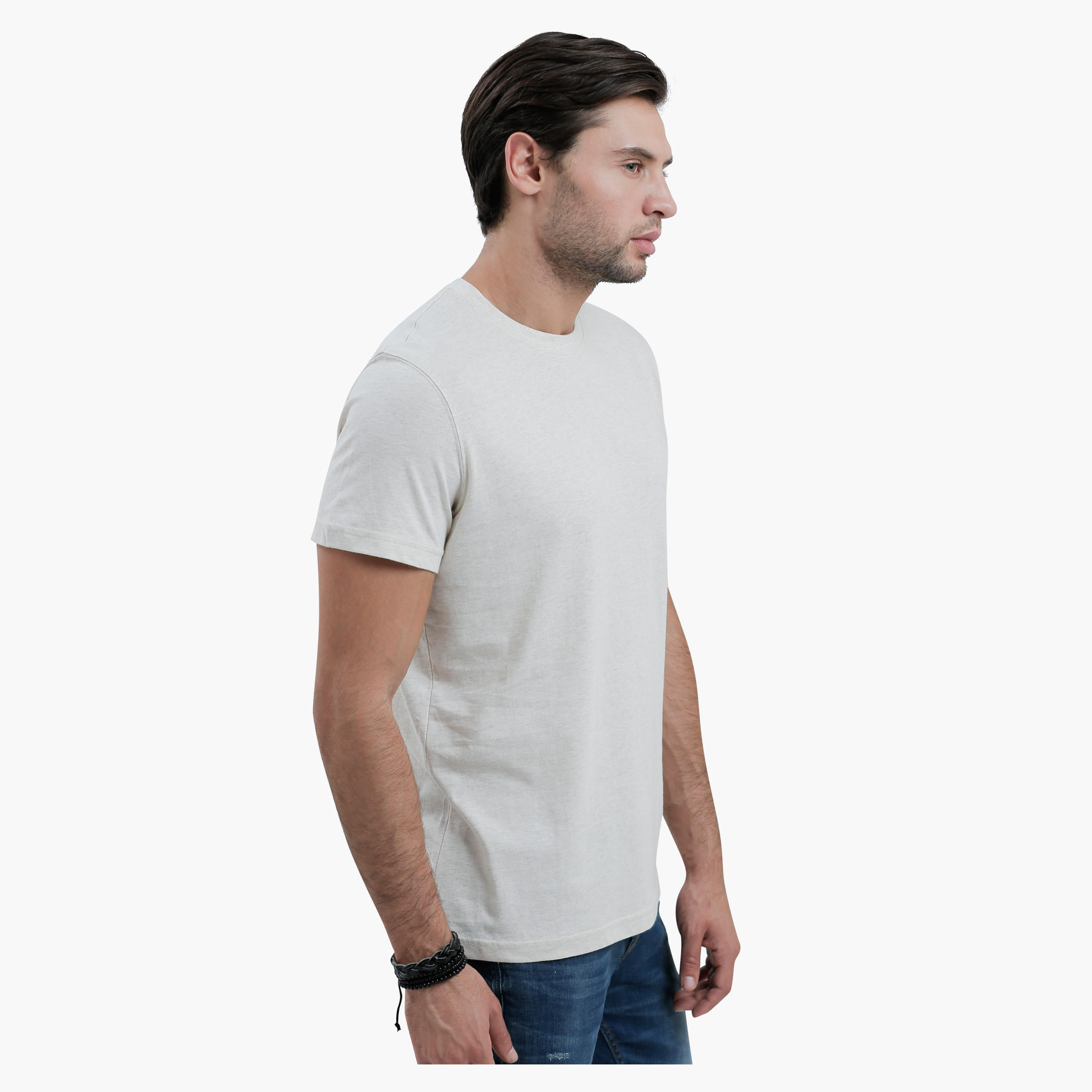 Crew Neck T-Shirt with Short Sleeves in Slim Fit-men-clothing-tshirtsandpolos-tshirts-image-18