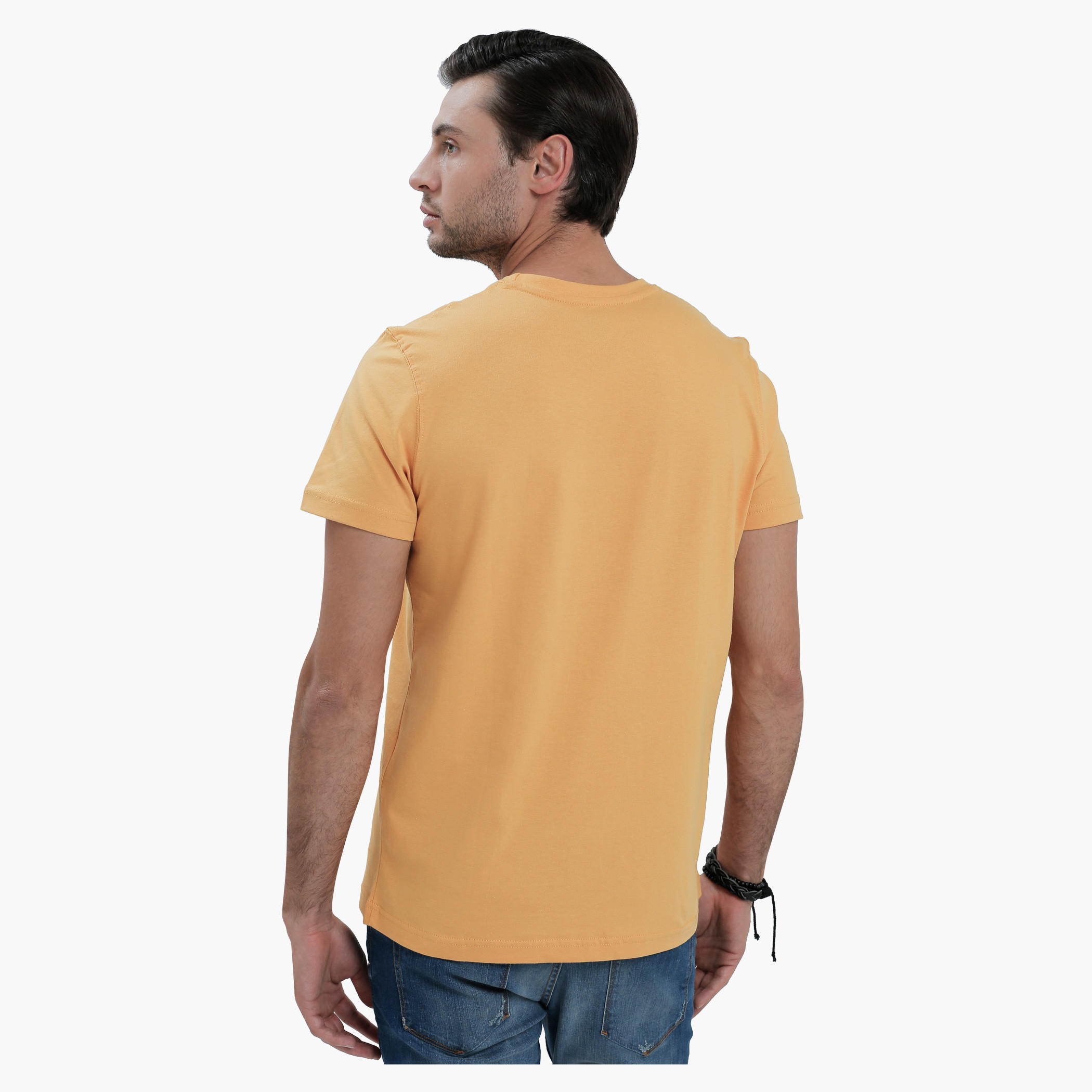 Crew Neck T-Shirt with Short Sleeves in Slim Fit-men-clothing-tshirtsandpolos-tshirts-image-22