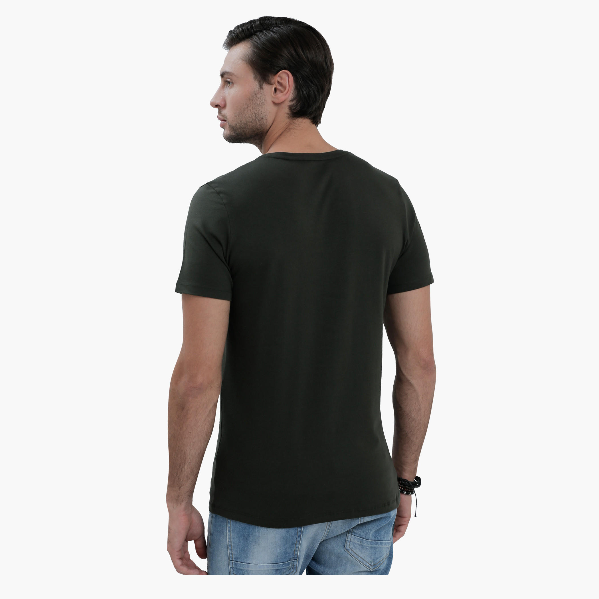 V-Neck T-Shirt with Short Sleeves in Slim Fit-men-clothing-tshirtsandpolos-tshirts-image-12