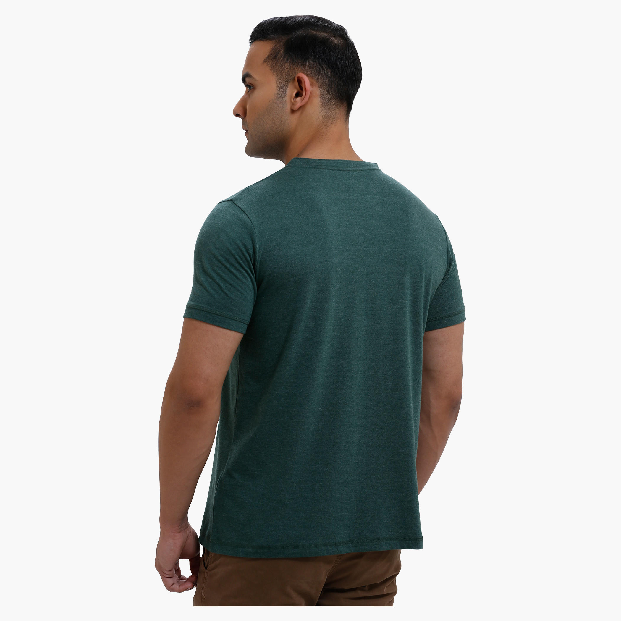 Henley Neck T-Shirt with Short Sleeves in Slim Fit-men-clothing-tshirtsandpolos-tshirts-image-7