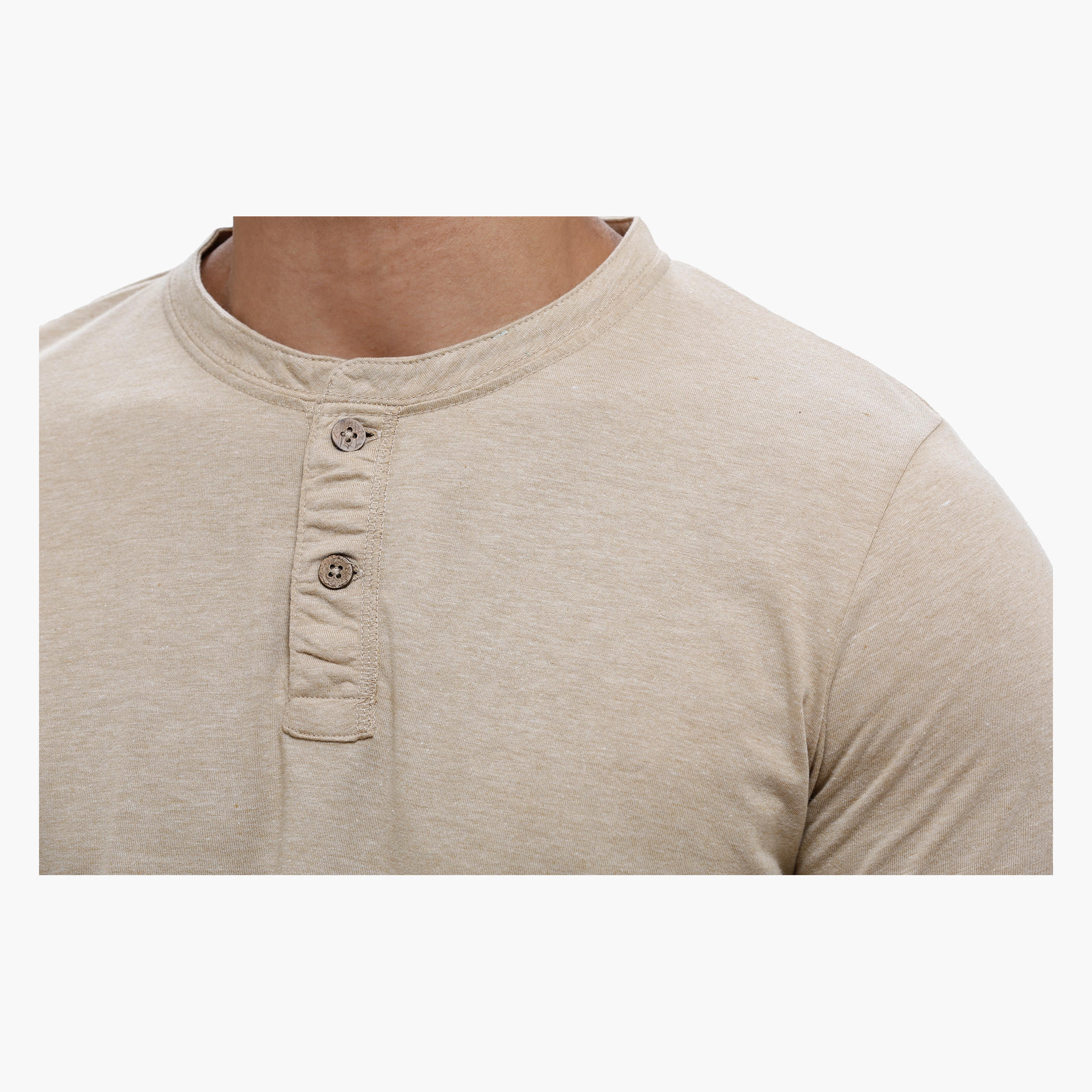 Henley Neck T-Shirt with Short Sleeves in Slim Fit-men-clothing-tshirtsandpolos-tshirts-image-14