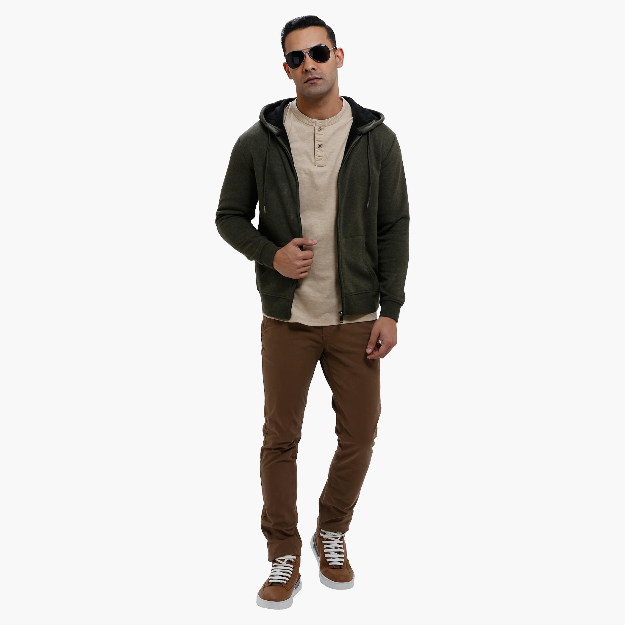 Henley Neck T-Shirt with Short Sleeves in Slim Fit-men-clothing-tshirtsandpolos-tshirts-image-15