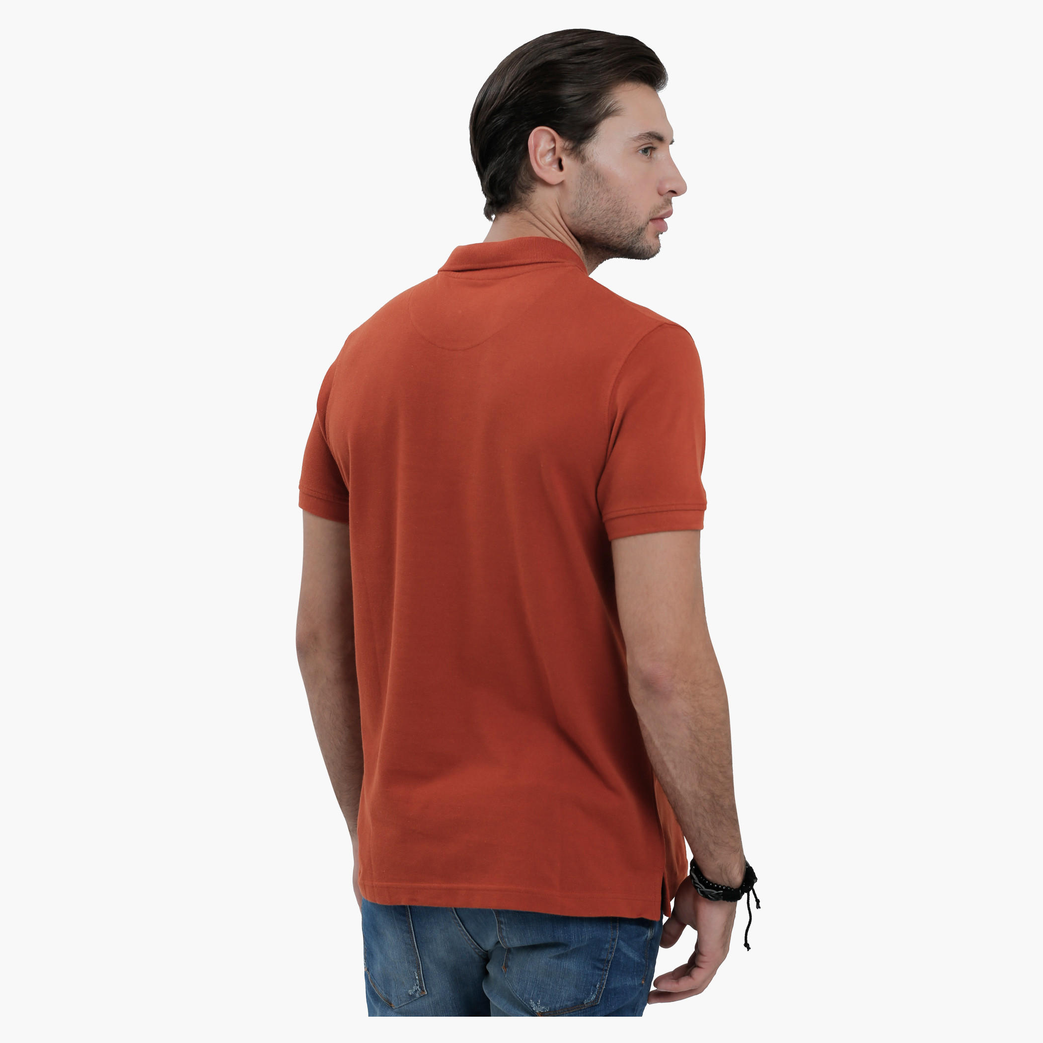 Polo Neck T-Shirt with Short Sleeves in Slim Fit-men-clothing-tshirtsandpolos-polos-image-7