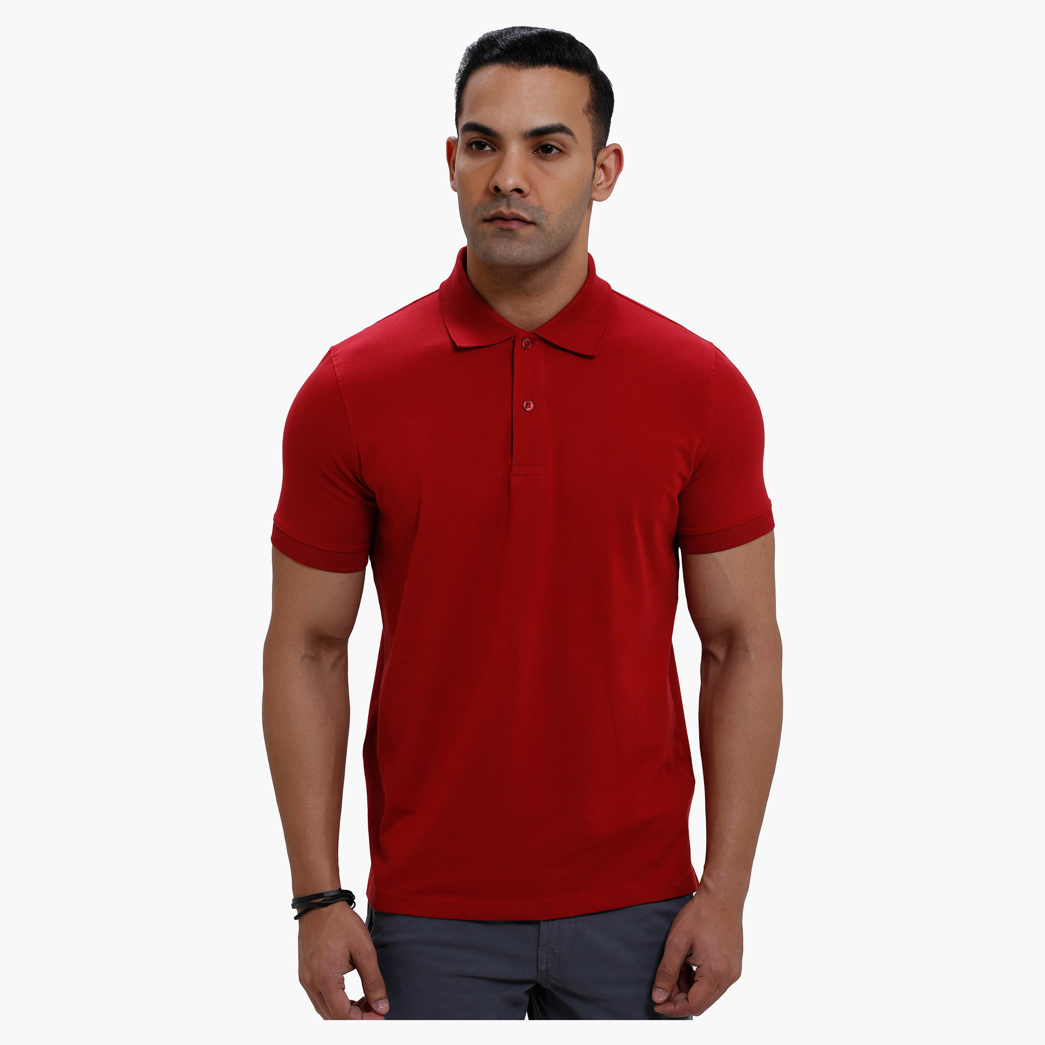 Polo Neck T-Shirt with Short Sleeves in Regular Fit-men-clothing-tshirtsandpolos-polos-image-16