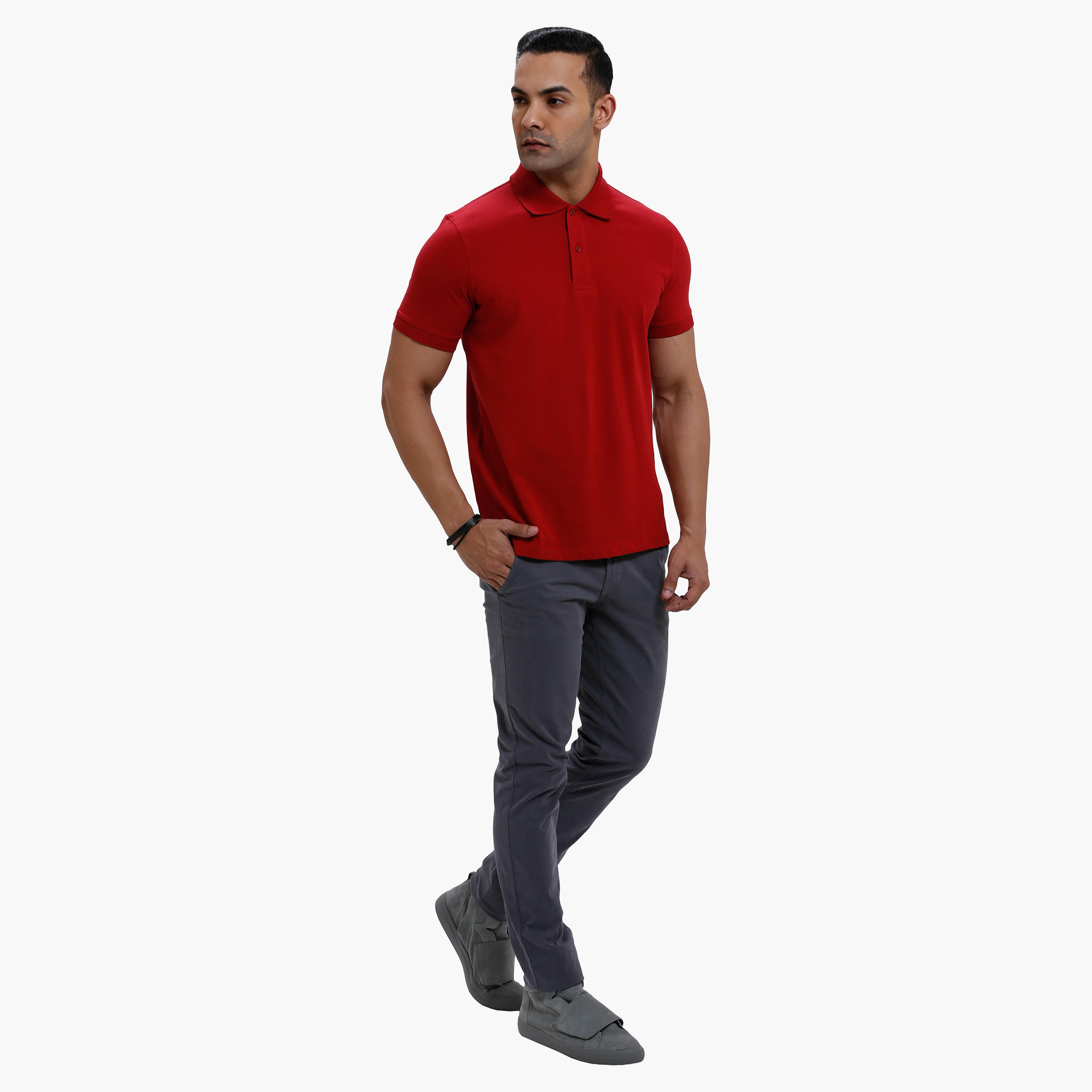 Polo Neck T-Shirt with Short Sleeves in Regular Fit-men-clothing-tshirtsandpolos-polos-image-20