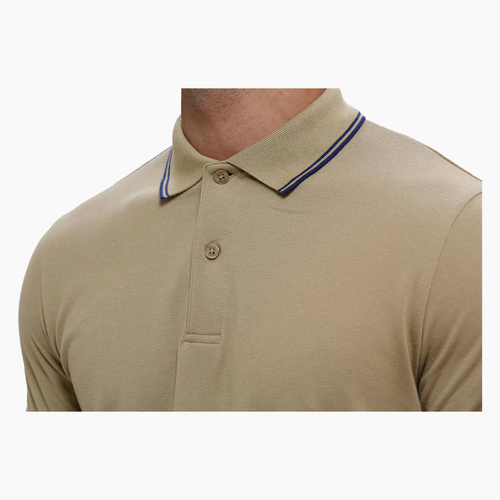Polo Neck T-Shirt with Short Sleeves in Slim Fit-men-clothing-tshirtsandpolos-polos-image-24
