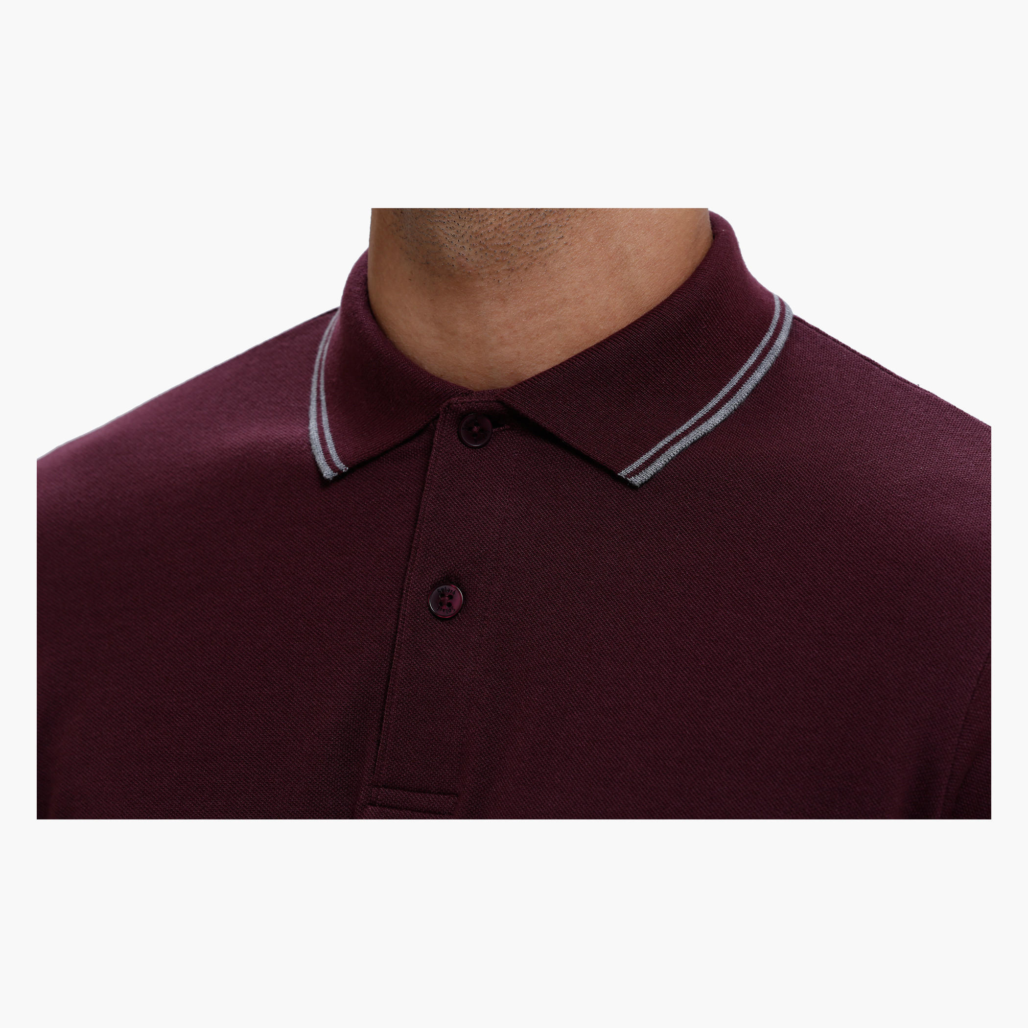 Polo Neck T-Shirt with Short Sleeves in Slim Fit-men-clothing-tshirtsandpolos-polos-image-29