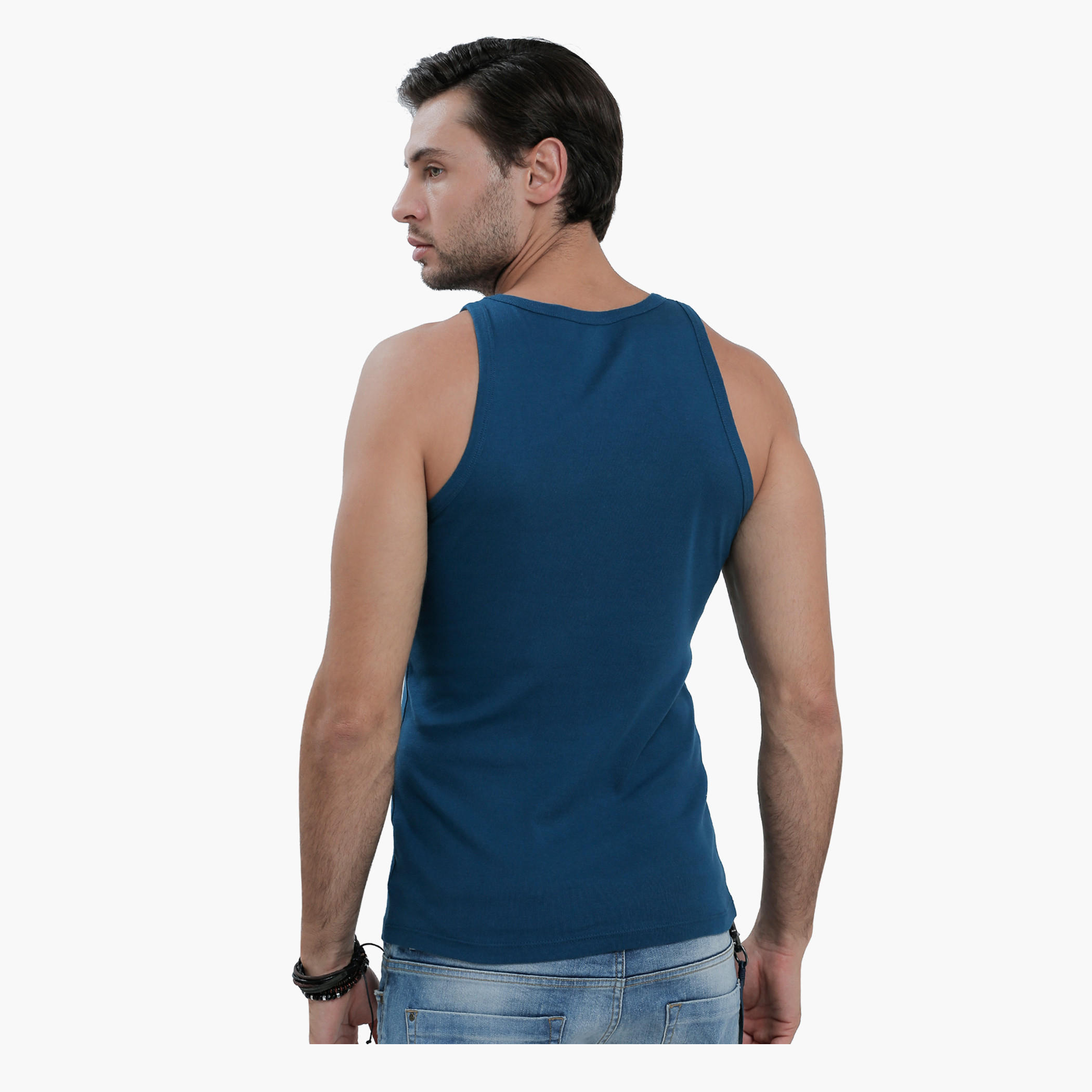 Sleeveless T-Shirt with Round Neck in Slim Fit-men-clothing-tshirtsandpolos-vests-image-12