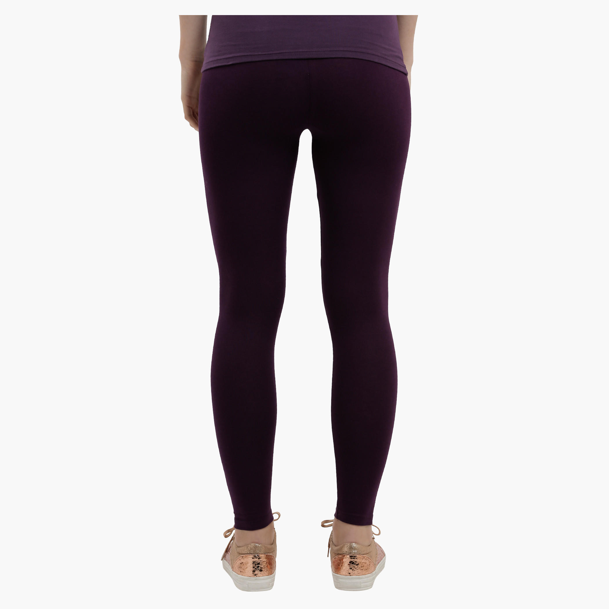 Full Length Leggings with Elasticised Waistband-women-clothing-bottoms-leggings-image-2