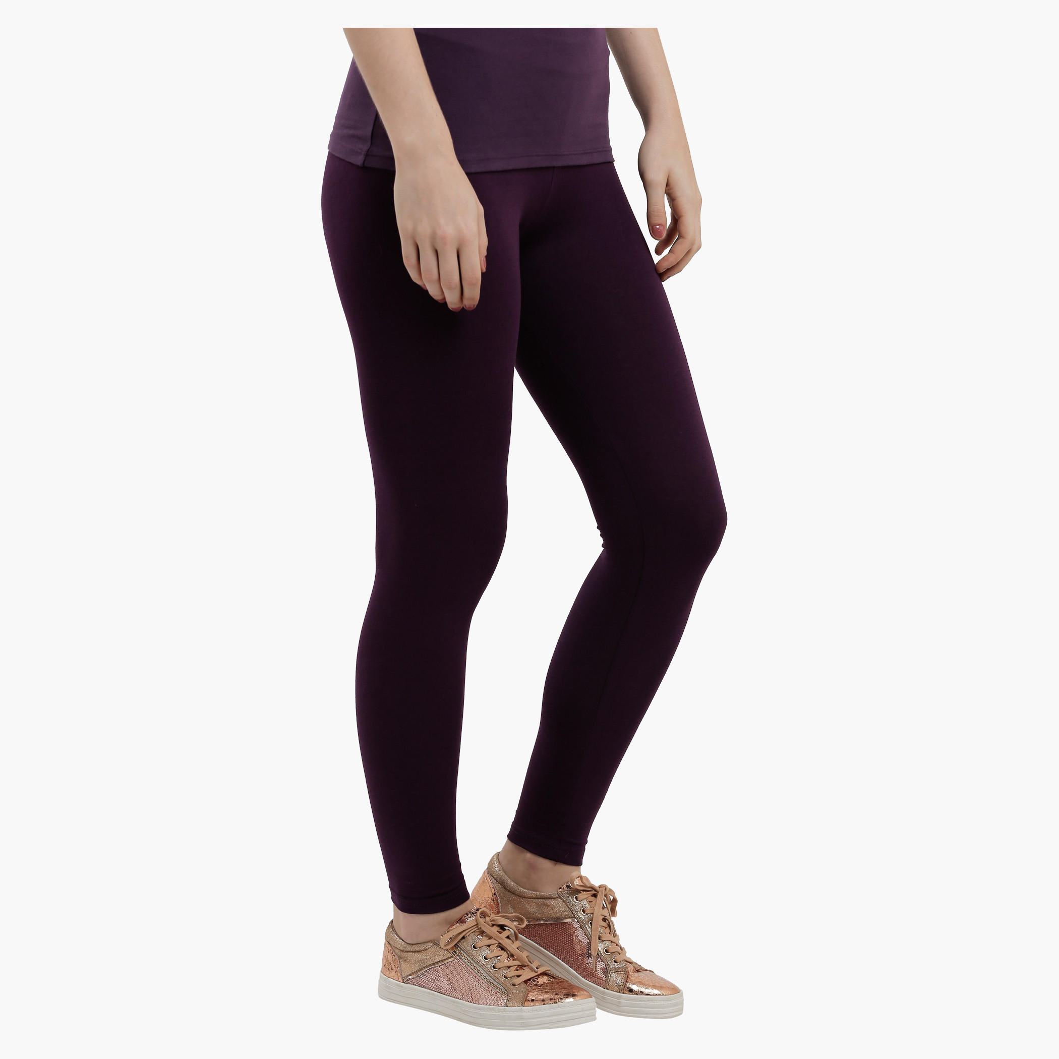Full Length Leggings with Elasticised Waistband-women-clothing-bottoms-leggings-image-3