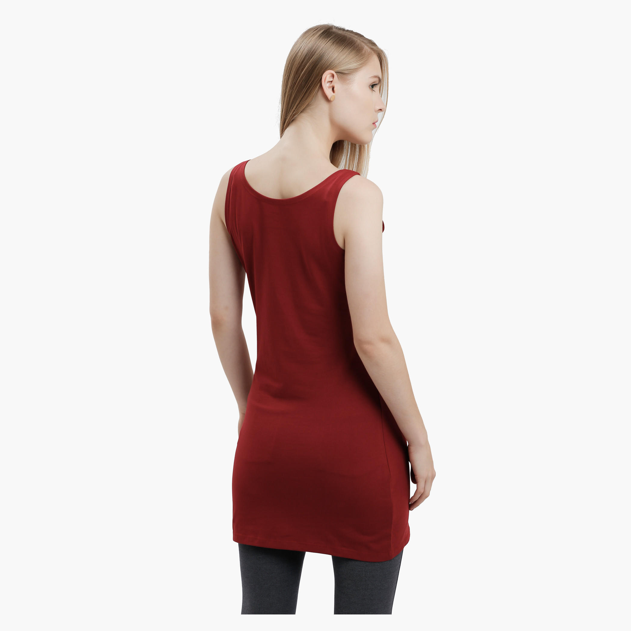 Sleeveless Long Vest with Round Neck-women-clothing-tshirts-image-17