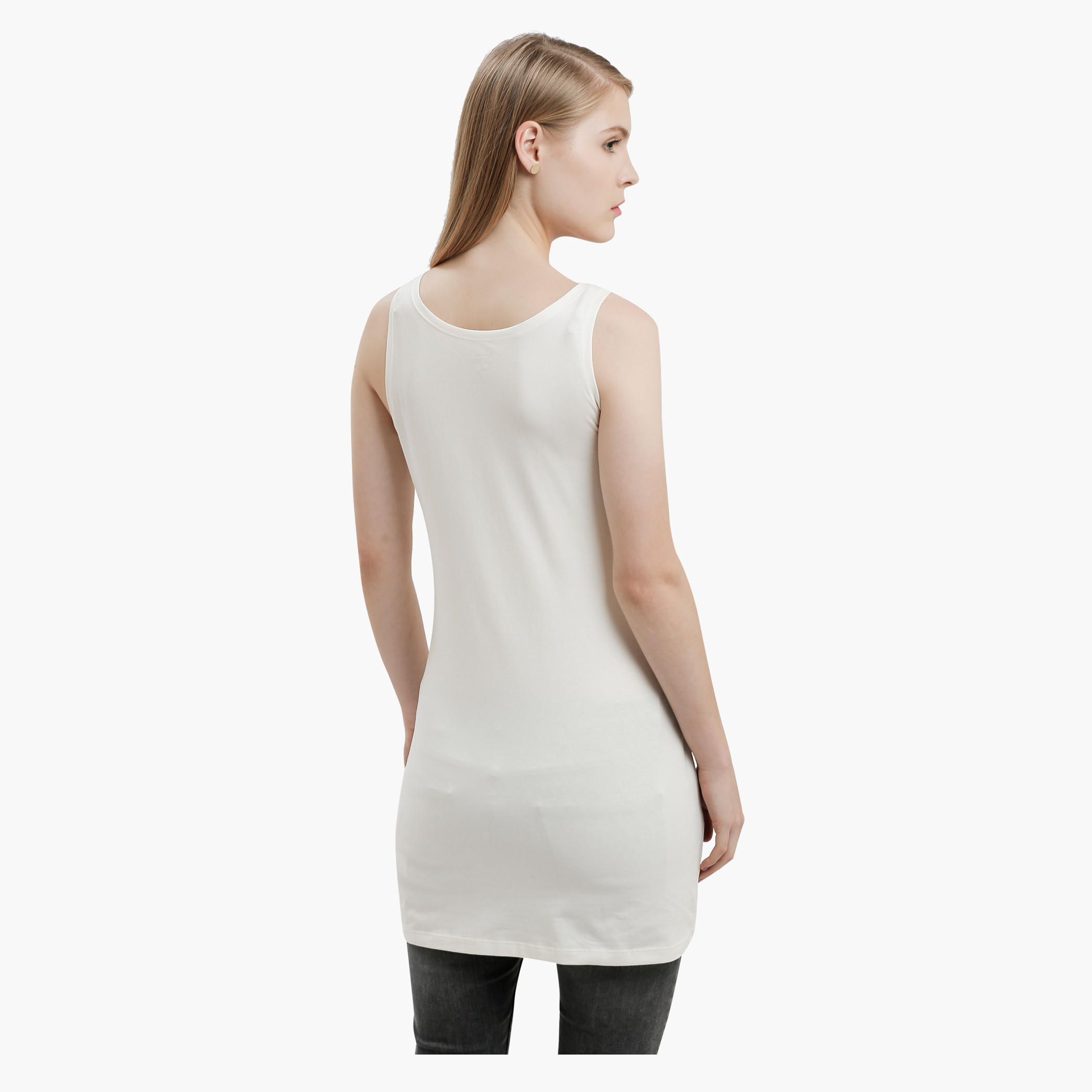 Sleeveless Long Vest with Round Neck-women-clothing-tshirts-image-22