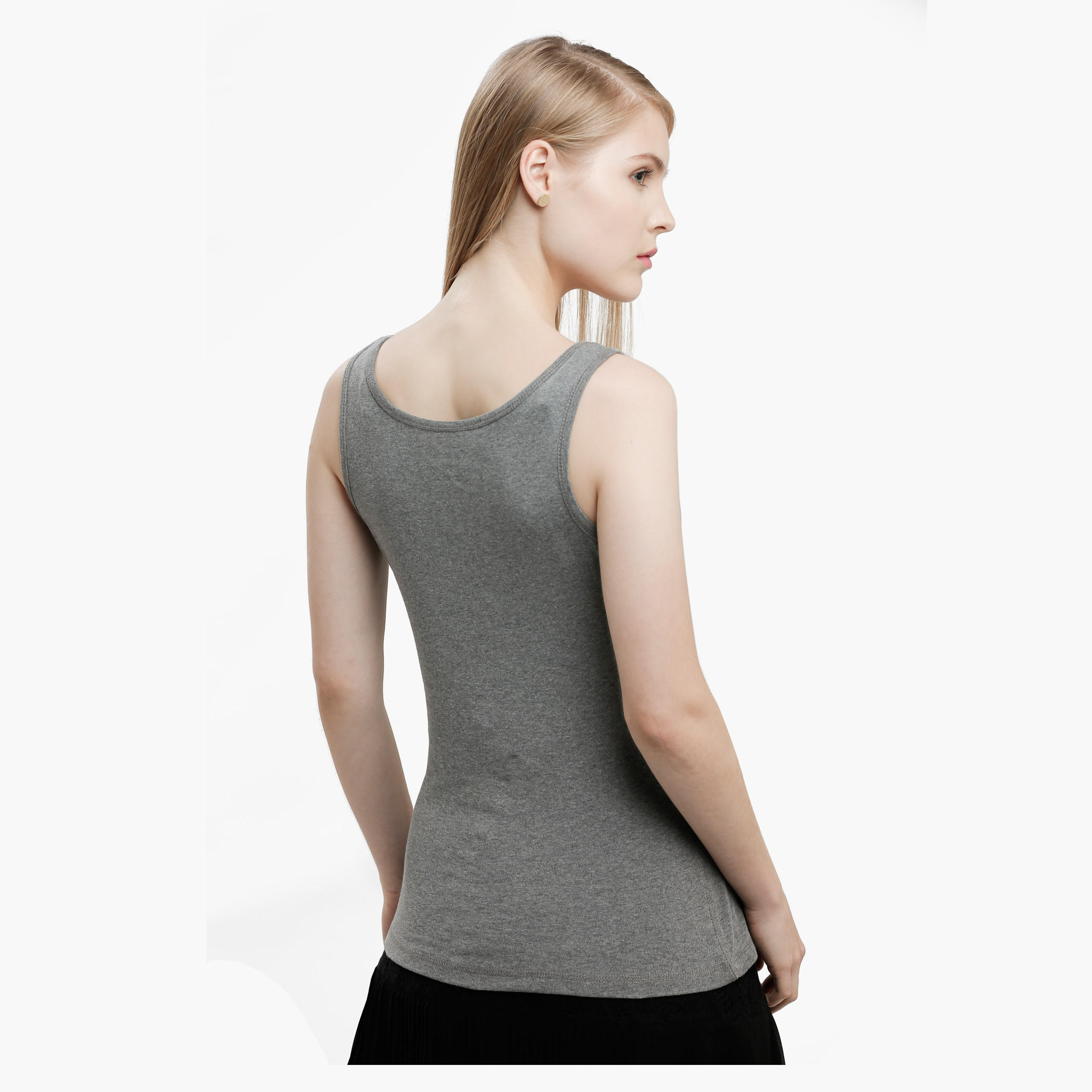 V-Neck Solid Vest-women-clothing-tshirts-image-7