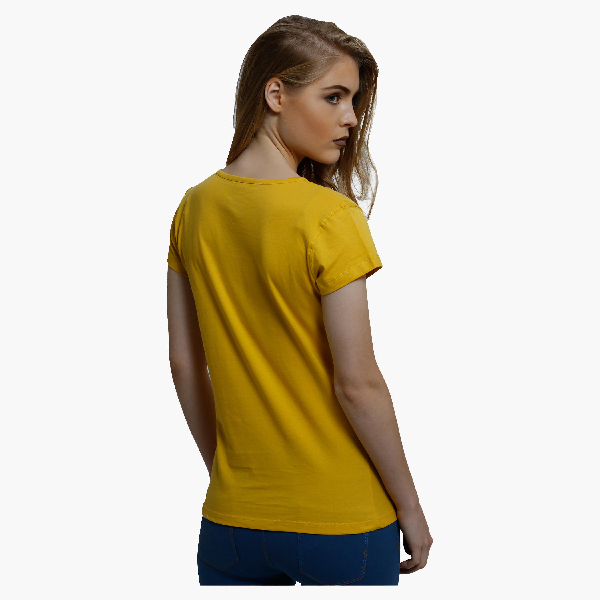 Printed T-Shirt with Crew Neck and Short Sleeves-women-clothing-tshirts-image-2