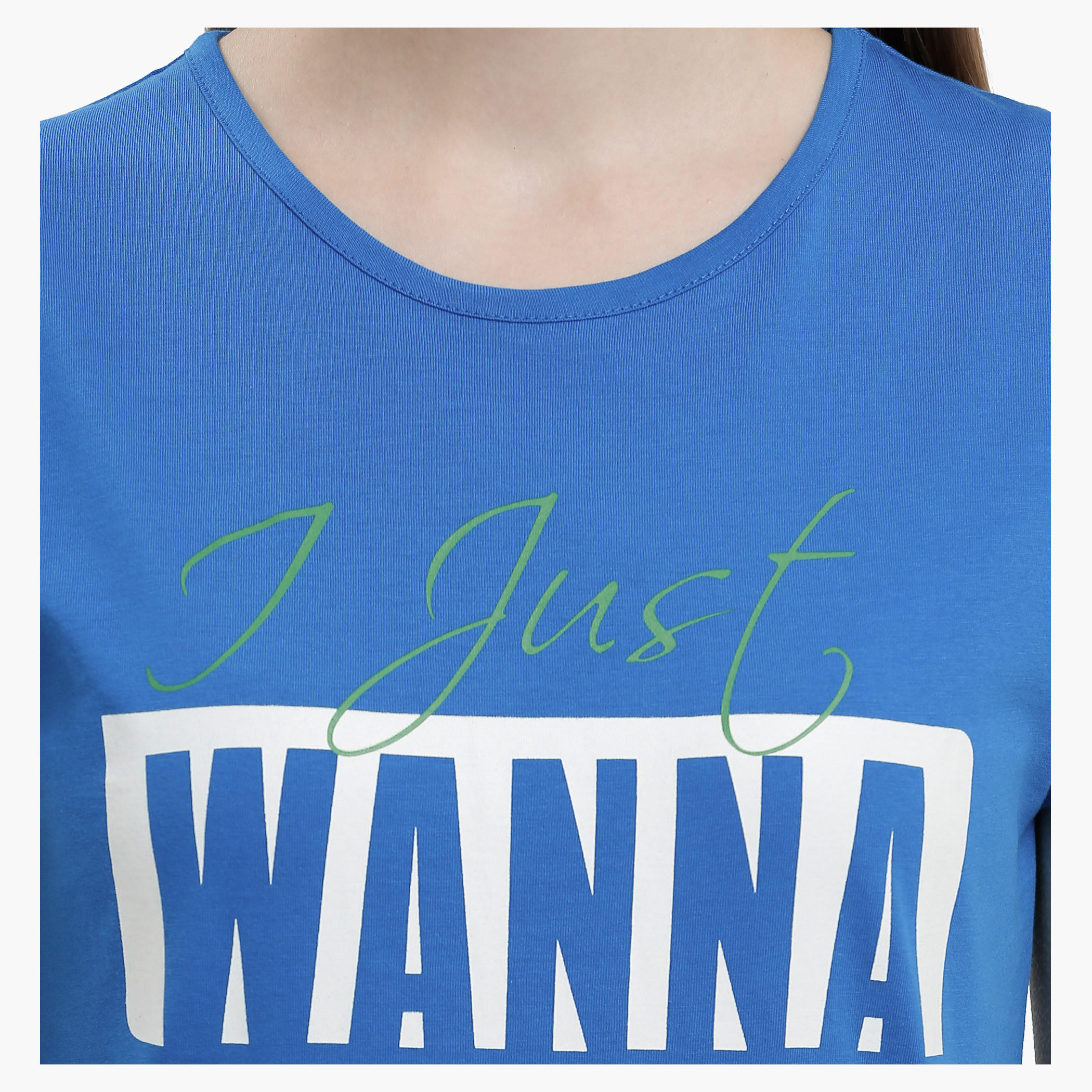 Graphic Print T-Shirt with Round Neck and Short Sleeves-women-clothing-tshirts-image-4