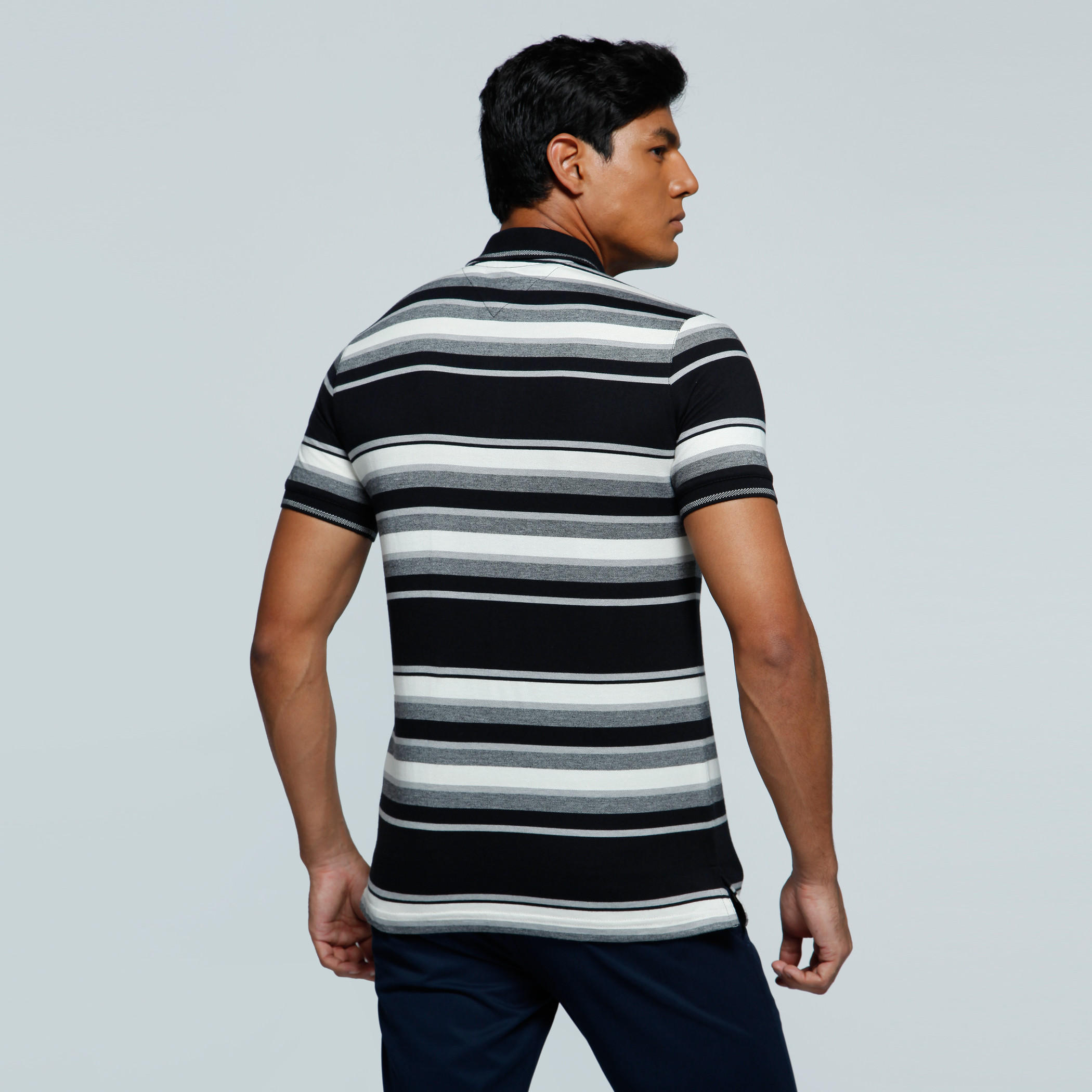 Striped T-Shirt with Short Sleeves-men-clothing-tshirtsandpolos-polos-image-2