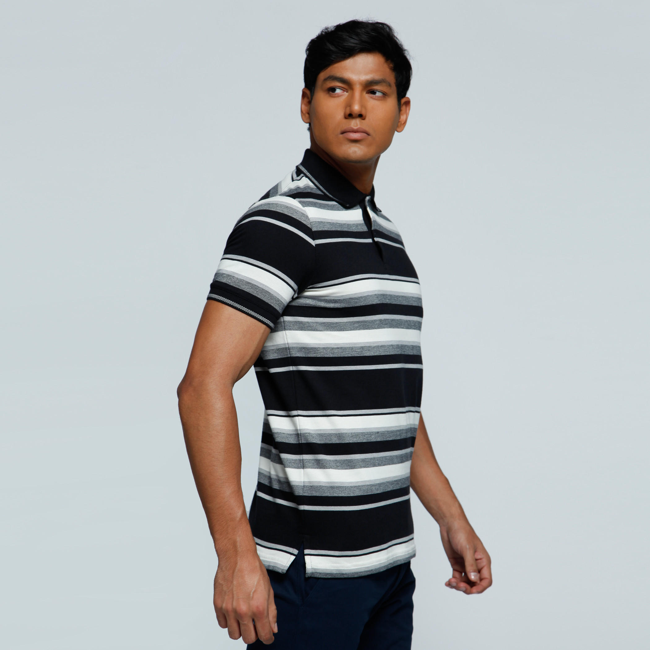 Striped T-Shirt with Short Sleeves-men-clothing-tshirtsandpolos-polos-image-3