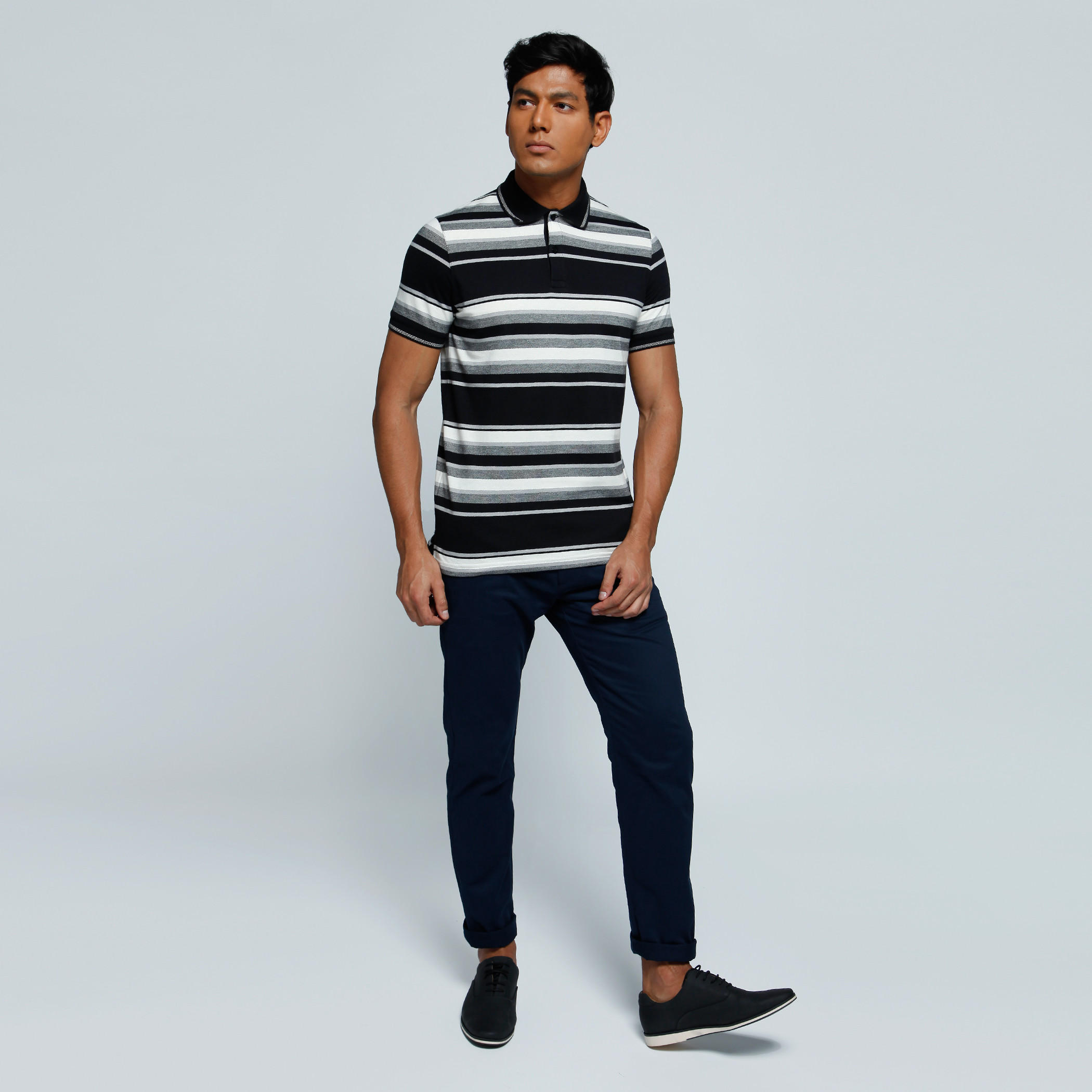 Striped T-Shirt with Short Sleeves-men-clothing-tshirtsandpolos-polos-image-5