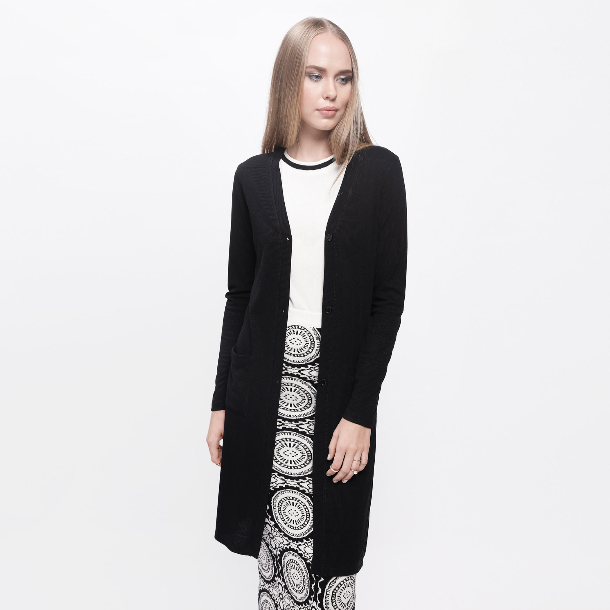 Long Sleeves Cardigan with Pocket Detail-women-winterwear-cardigansandjumpers-cardigans-image-1