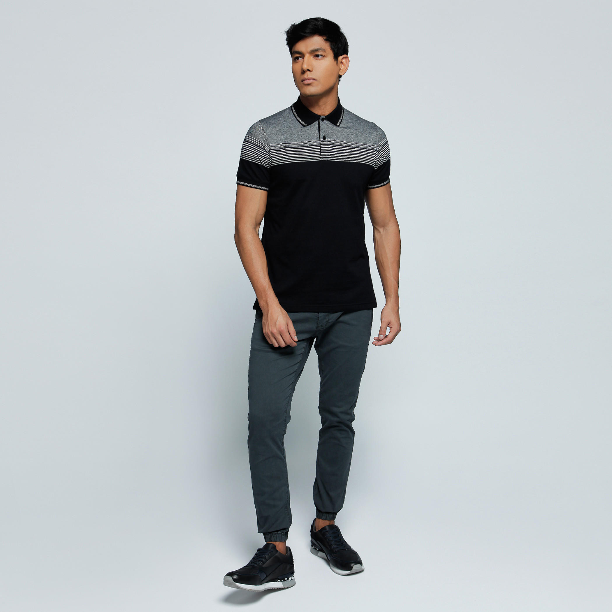 Printed Polo Neck T-Shirt with Short Sleeves-men-clothing-tshirtsandpolos-polos-image-5