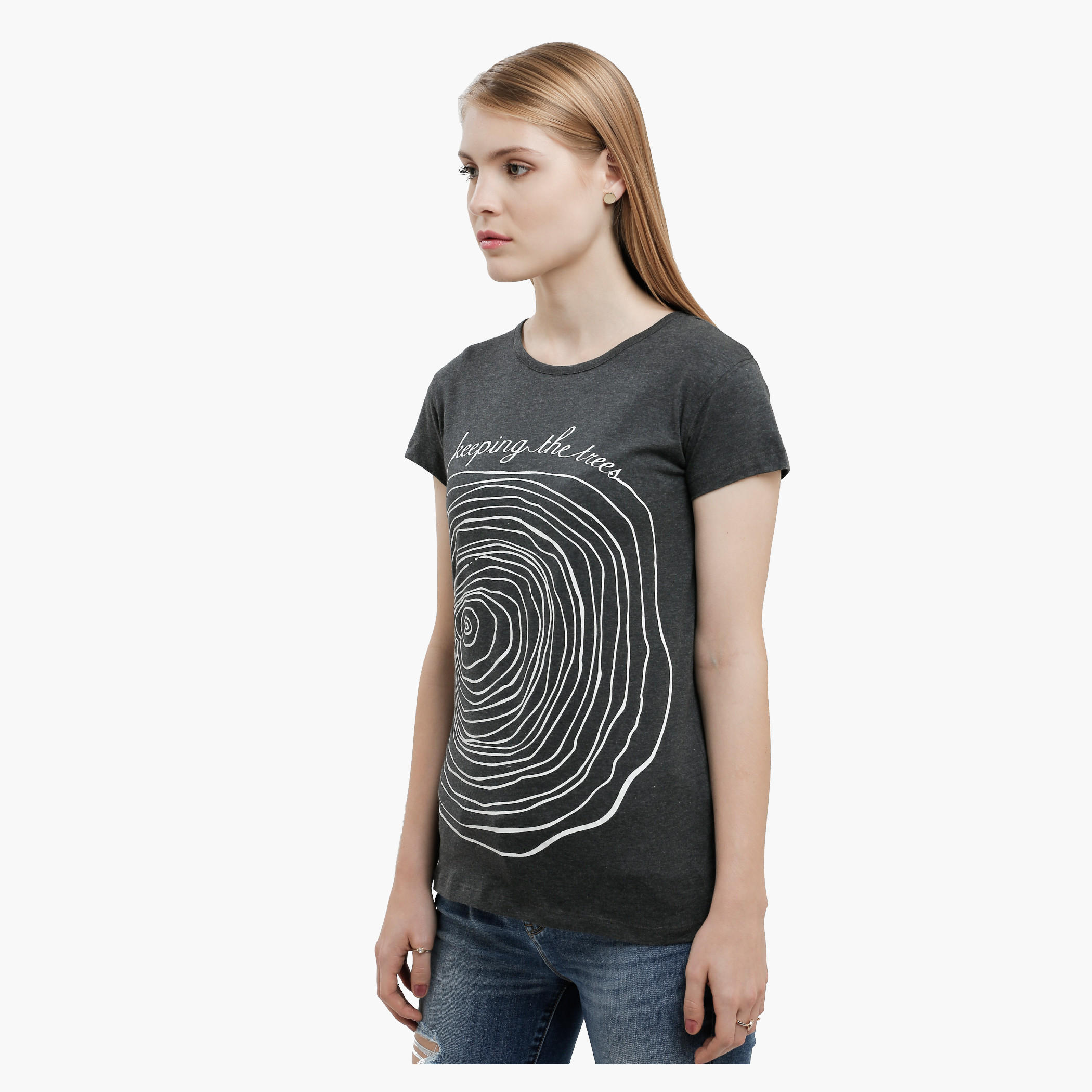 Graphic Print T-Shirt with Round Neck and Short Sleeves-women-clothing-tshirts-image-3