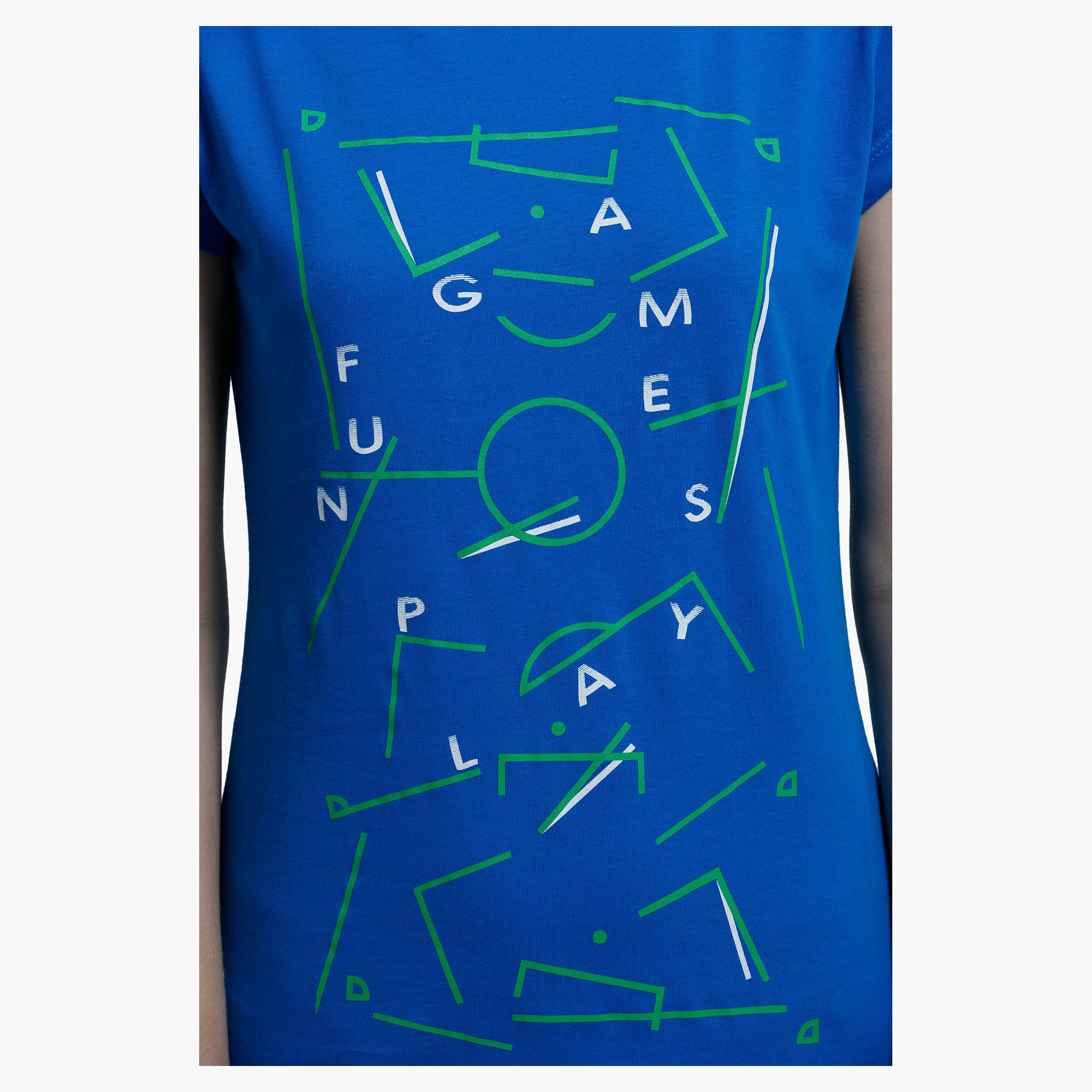 Printed Round Neck T-Shirt with Short Sleeves-women-clothing-tshirts-image-9
