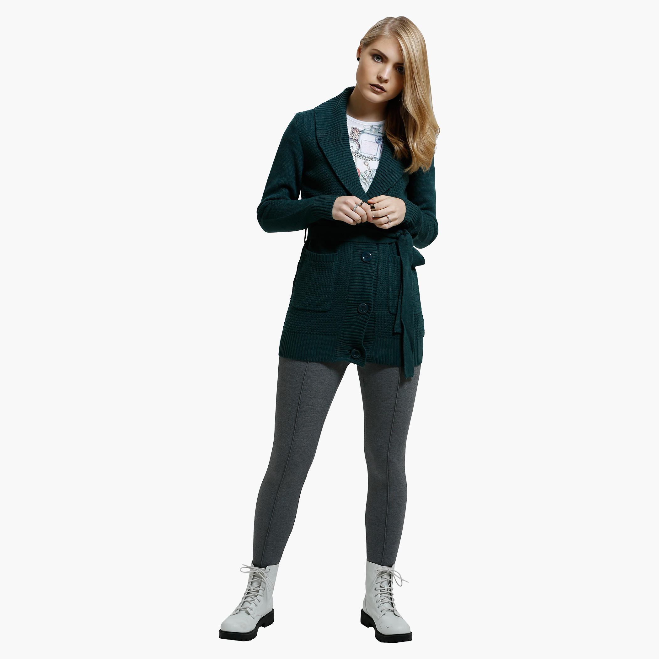 Printed T-Shirt with Crew Neck and Short Sleeves-women-clothing-tshirts-image-5
