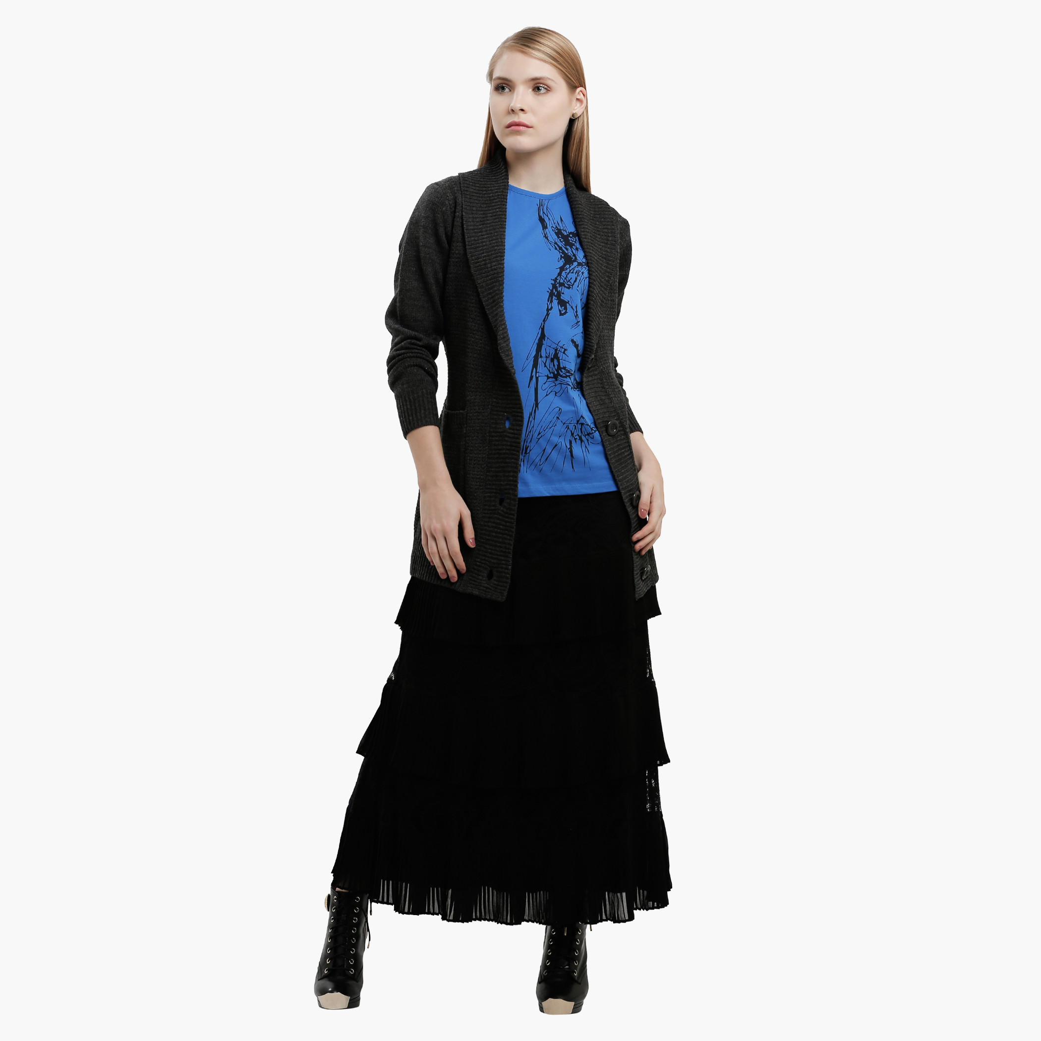 Graphic Print T-Shirt with Round Neck and Short Sleeves-women-clothing-tshirts-image-5