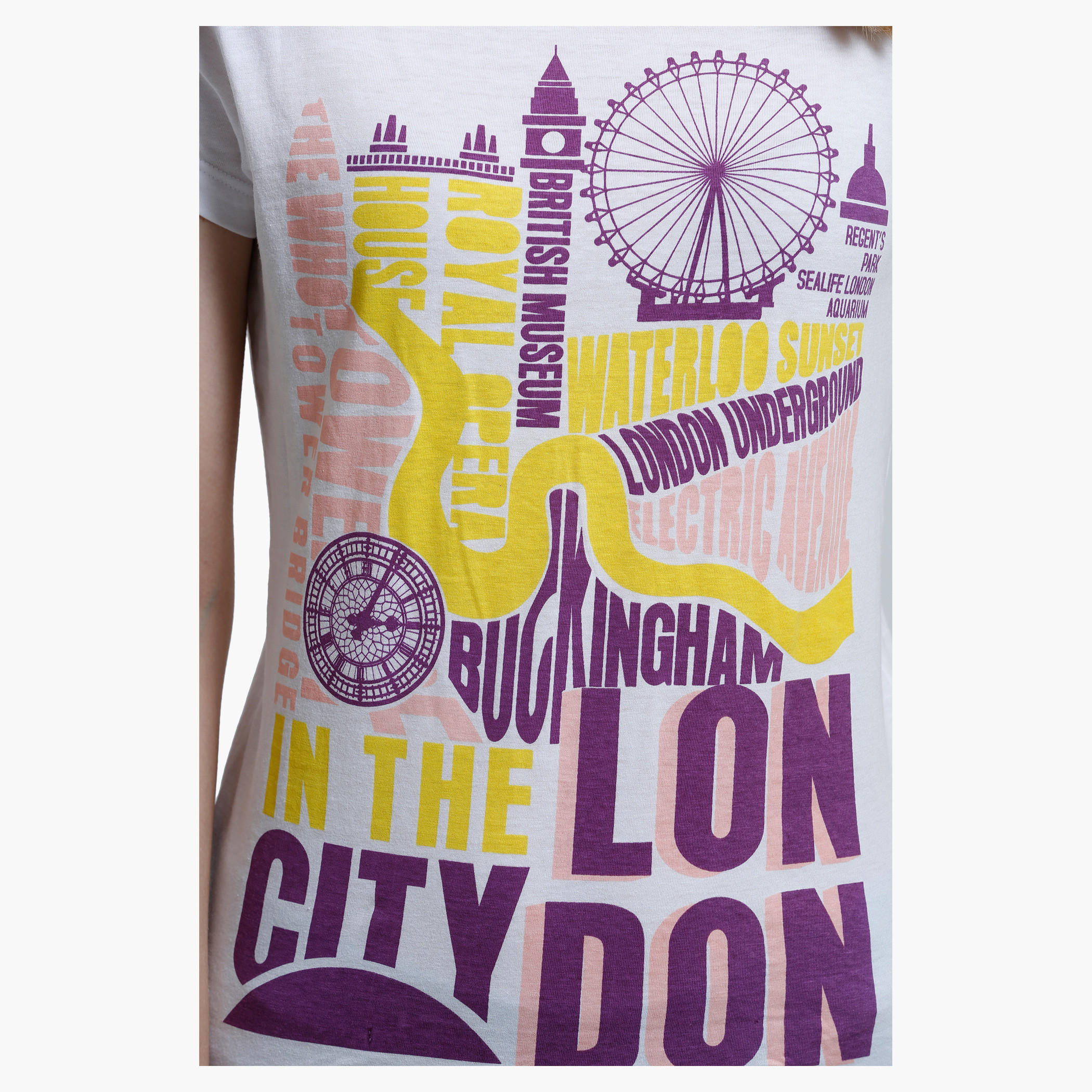 Printed T-Shirt with Crew Neck and Short Sleeves-women-clothing-tshirts-image-9