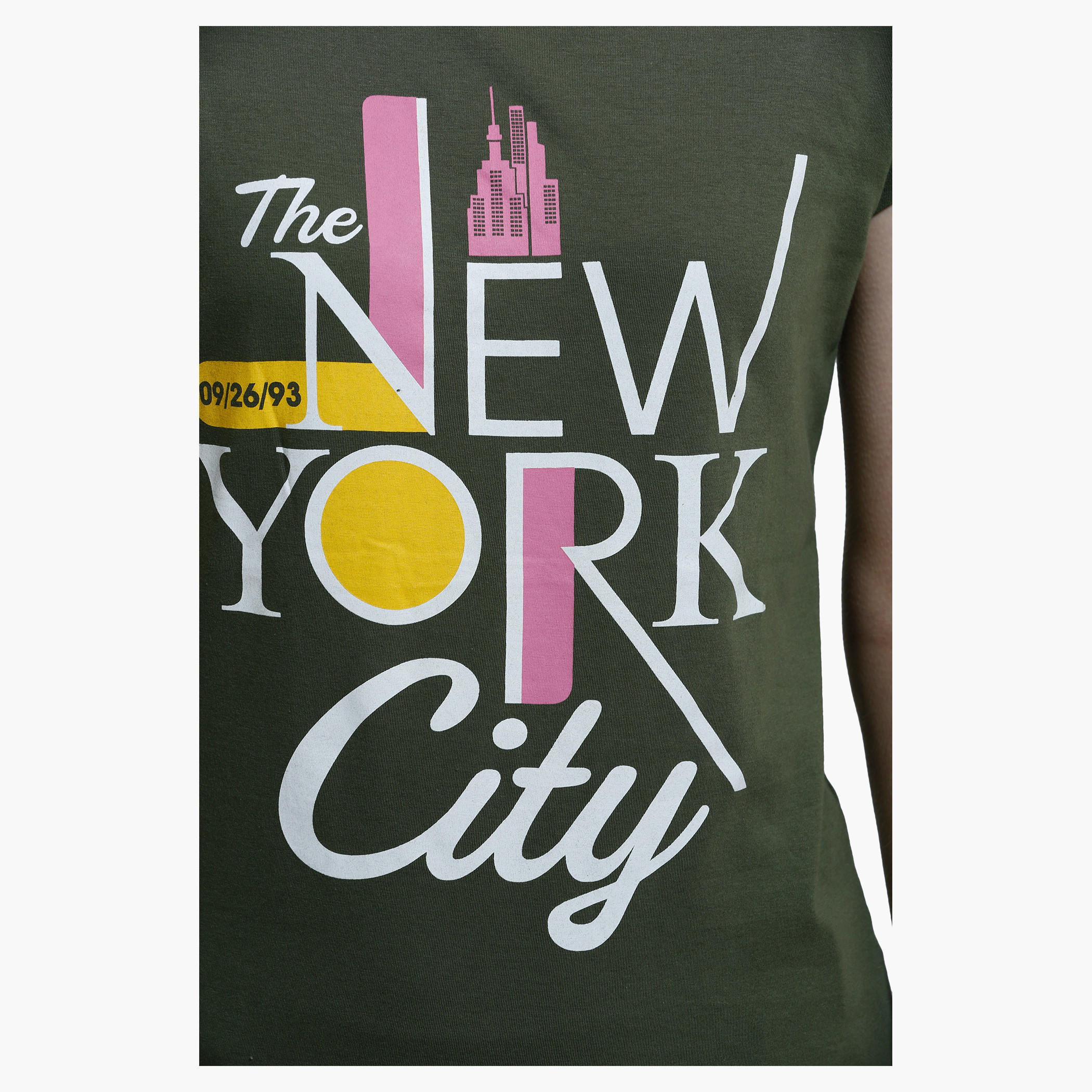 Printed T-Shirt with Crew Neck and Short Sleeves-women-clothing-tshirts-image-4
