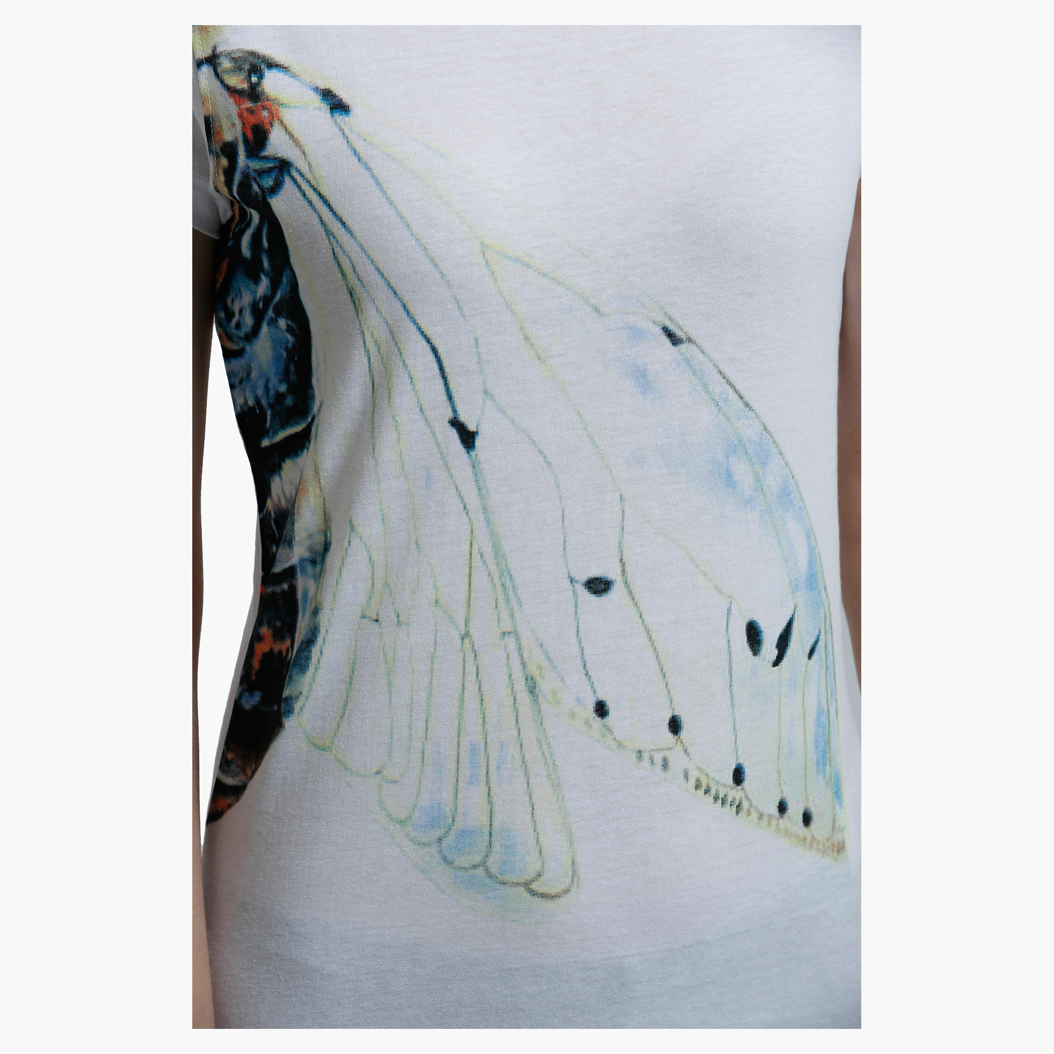 Printed T-Shirt with Crew Neck and Short Sleeves-women-clothing-tshirts-image-4