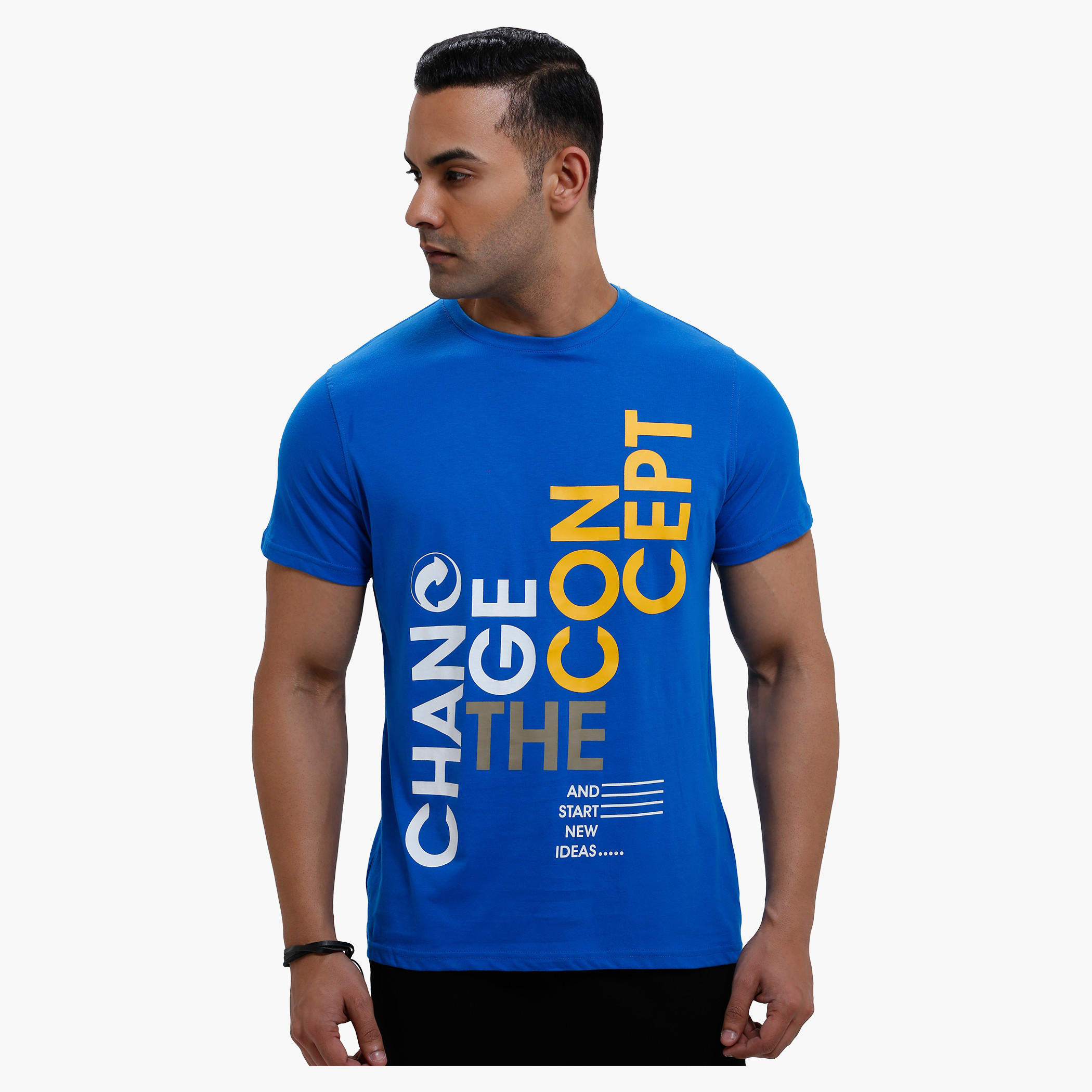Round Neck T-Shirt with Short Sleeves in Slim Fit-men-clothing-tshirtsandpolos-tshirts-image-6