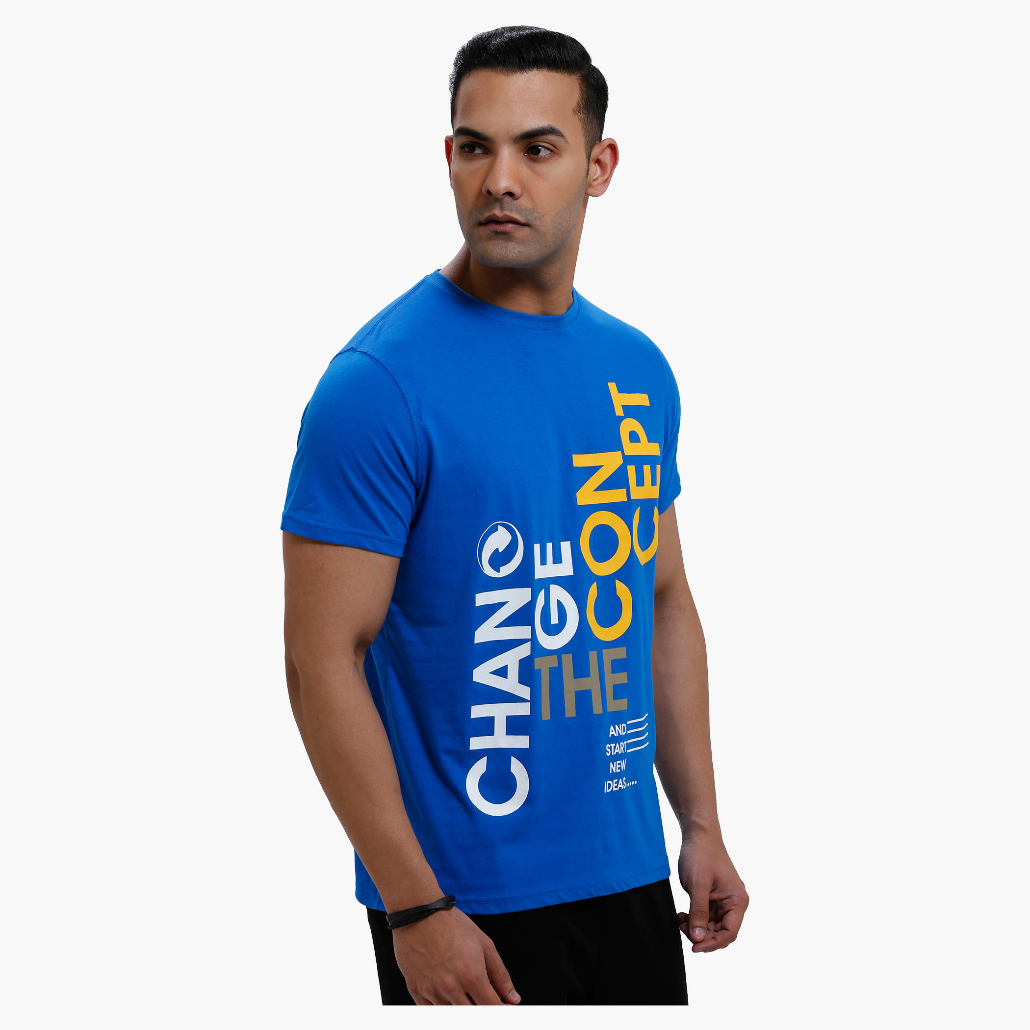 Round Neck T-Shirt with Short Sleeves in Slim Fit-men-clothing-tshirtsandpolos-tshirts-image-8