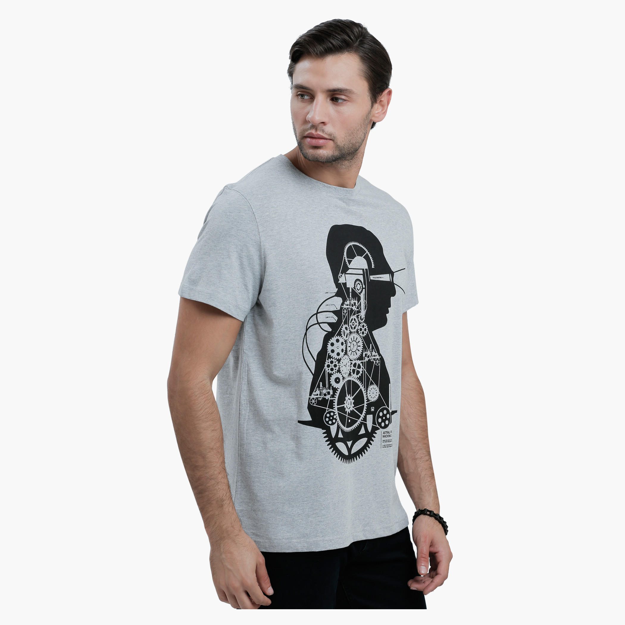 Graphic Print T-Shirt with Round Neck and Short Sleeves-men-clothing-tshirtsandpolos-tshirts-image-8