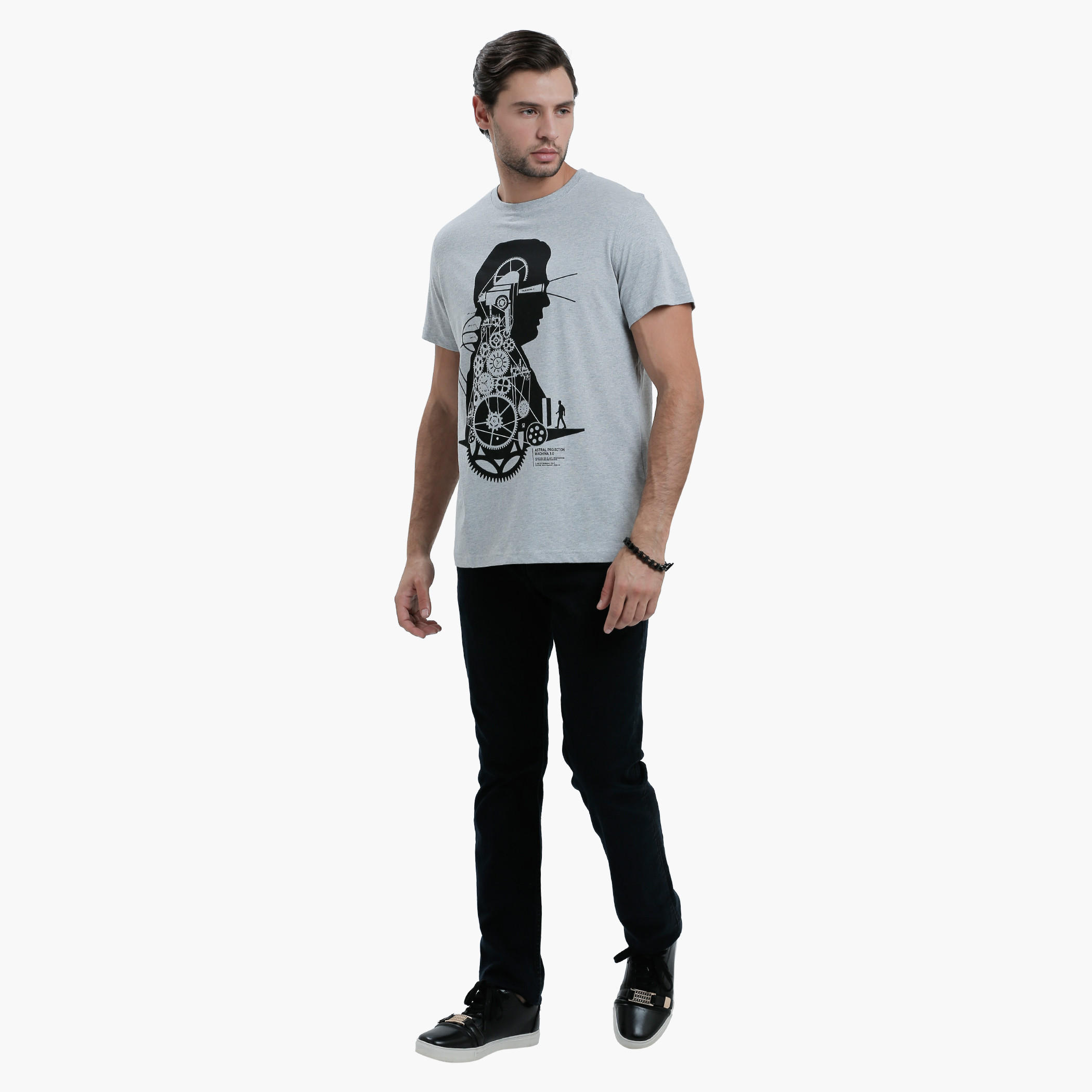 Graphic Print T-Shirt with Round Neck and Short Sleeves-men-clothing-tshirtsandpolos-tshirts-image-10