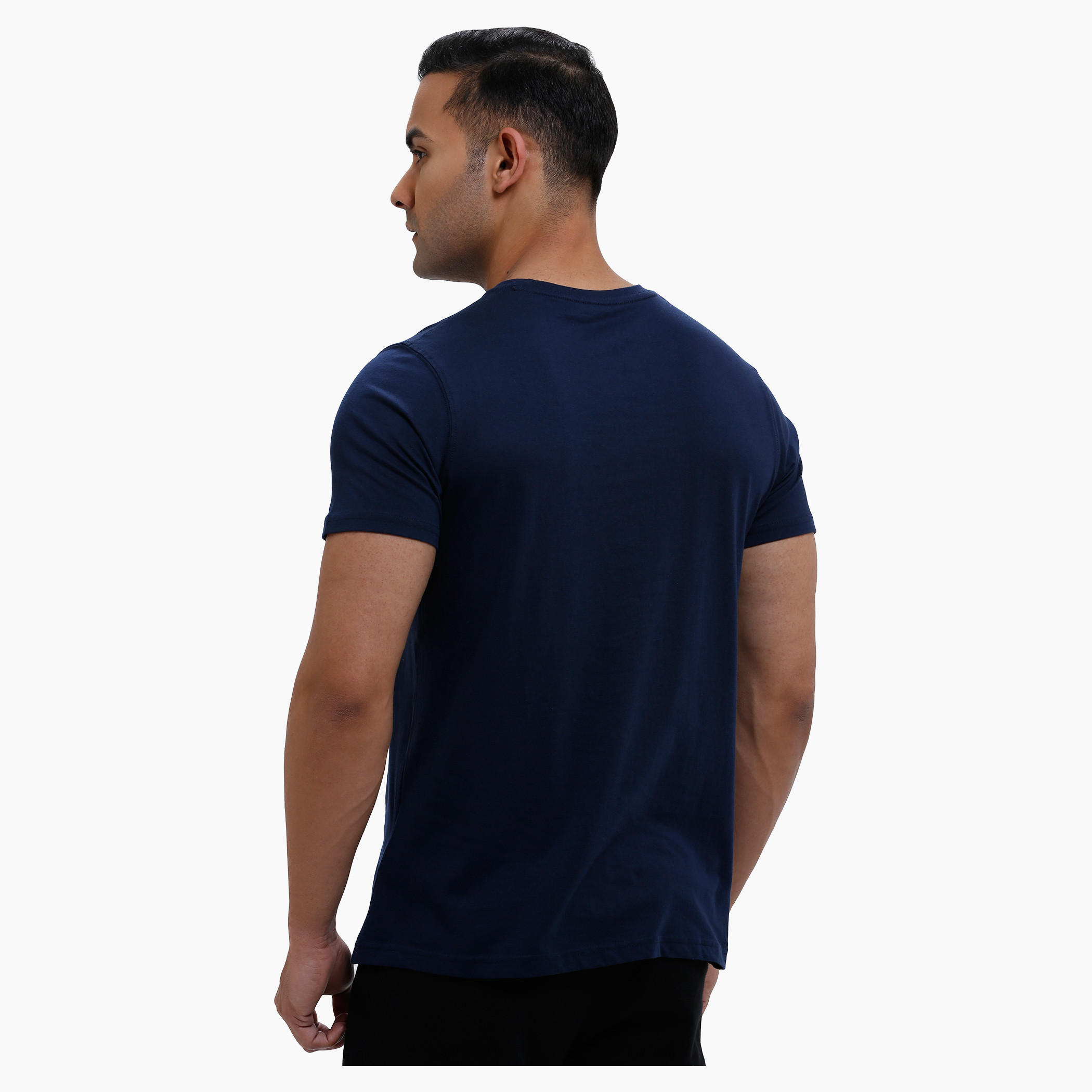 Printed Round Neck T-Shirt with Short Sleeves in Slim Fit-men-clothing-tshirtsandpolos-tshirts-image-7